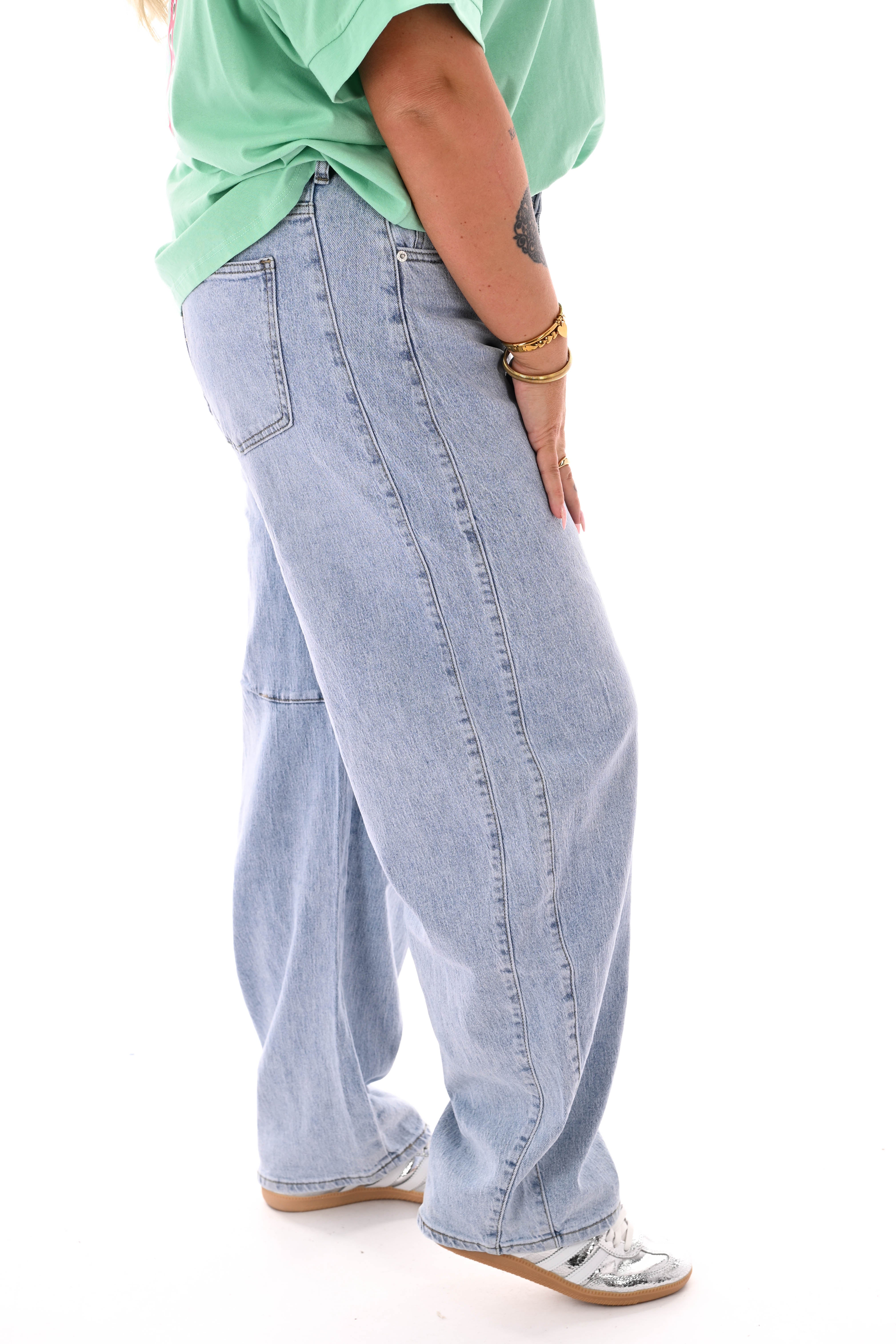 Laulia jeans ballon lichtblauw