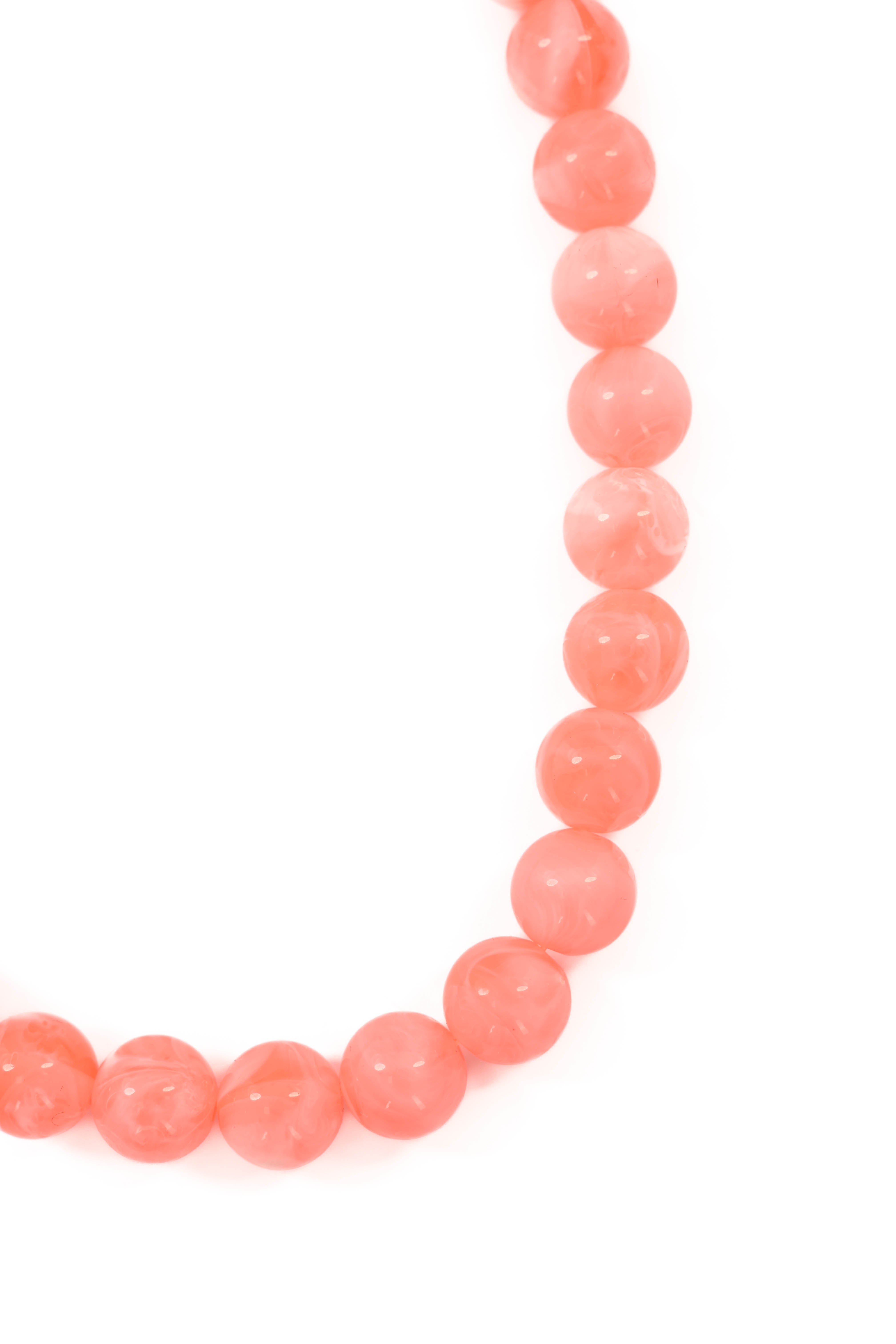 Ketting kralen oranje