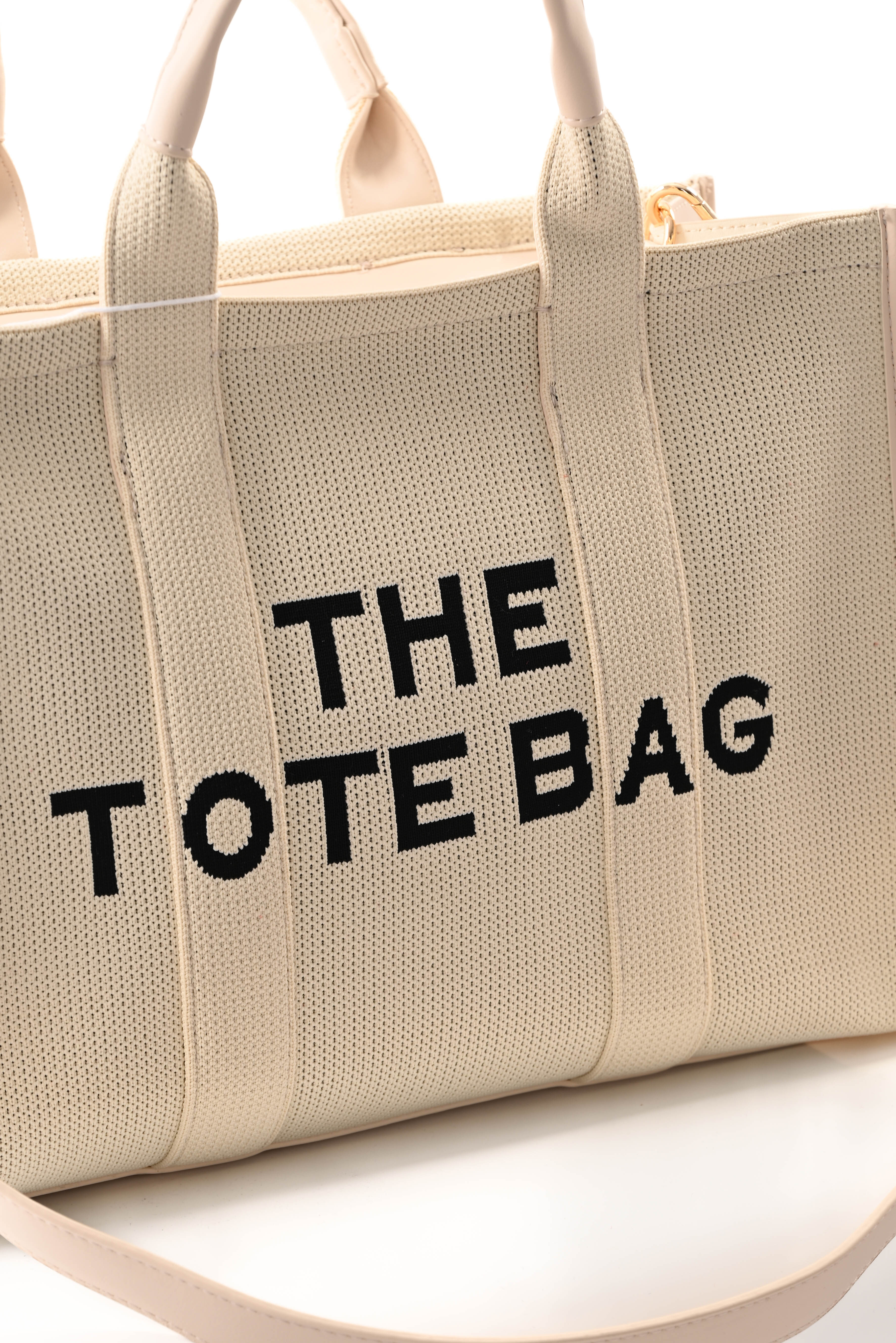 Tote bag classic groot creme