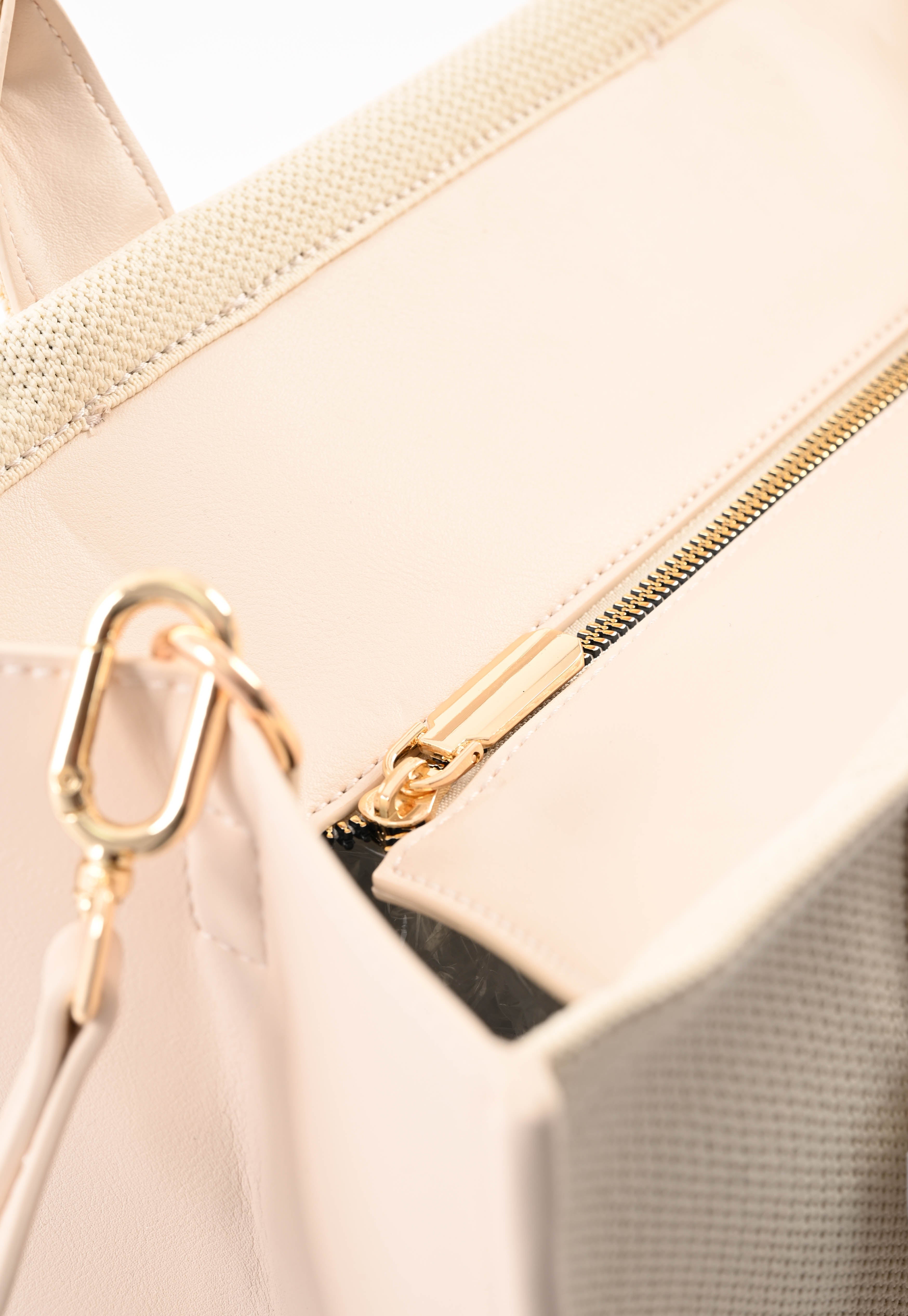 Tote bag classic groot creme