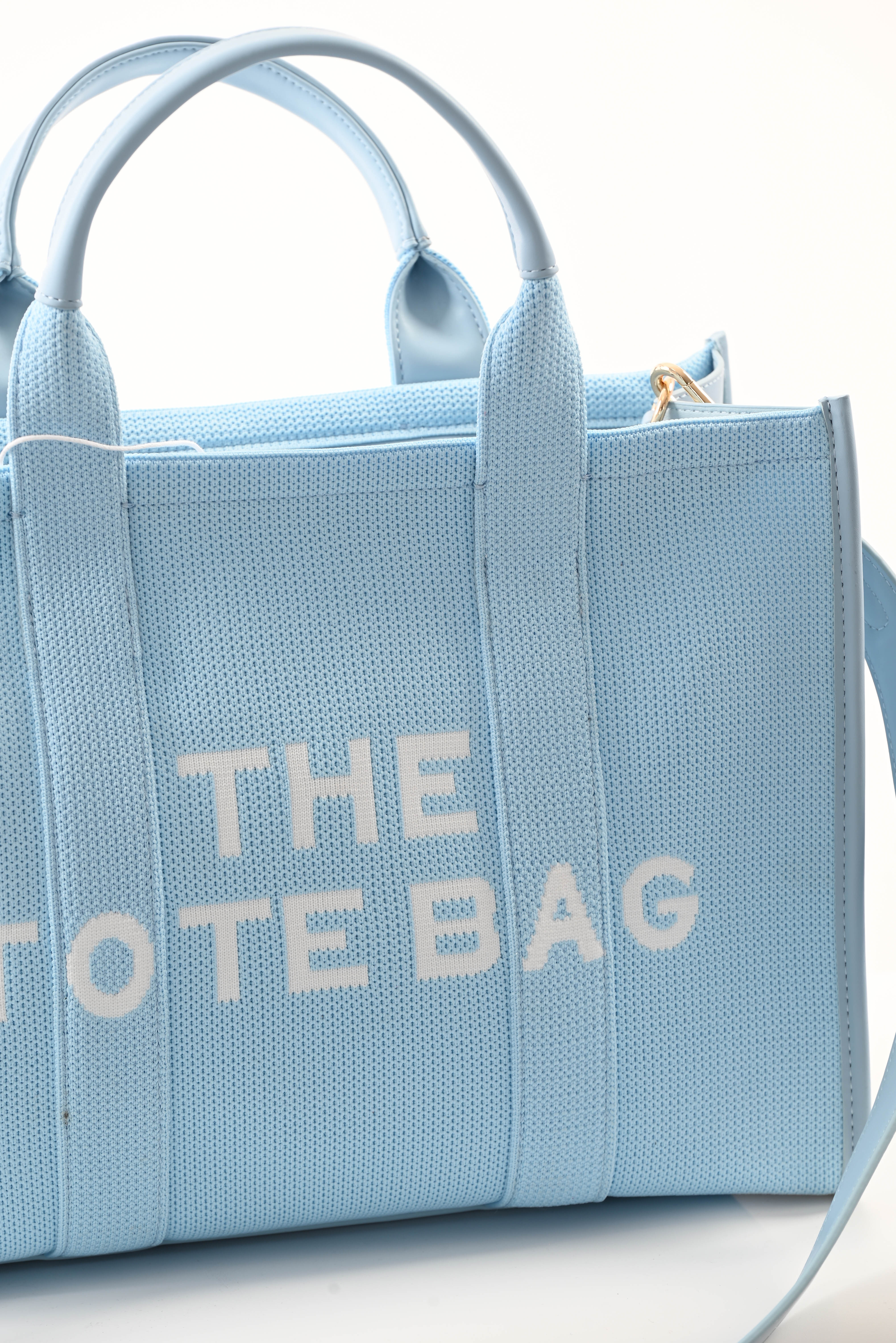 Tote bag classic groot lichtblauw