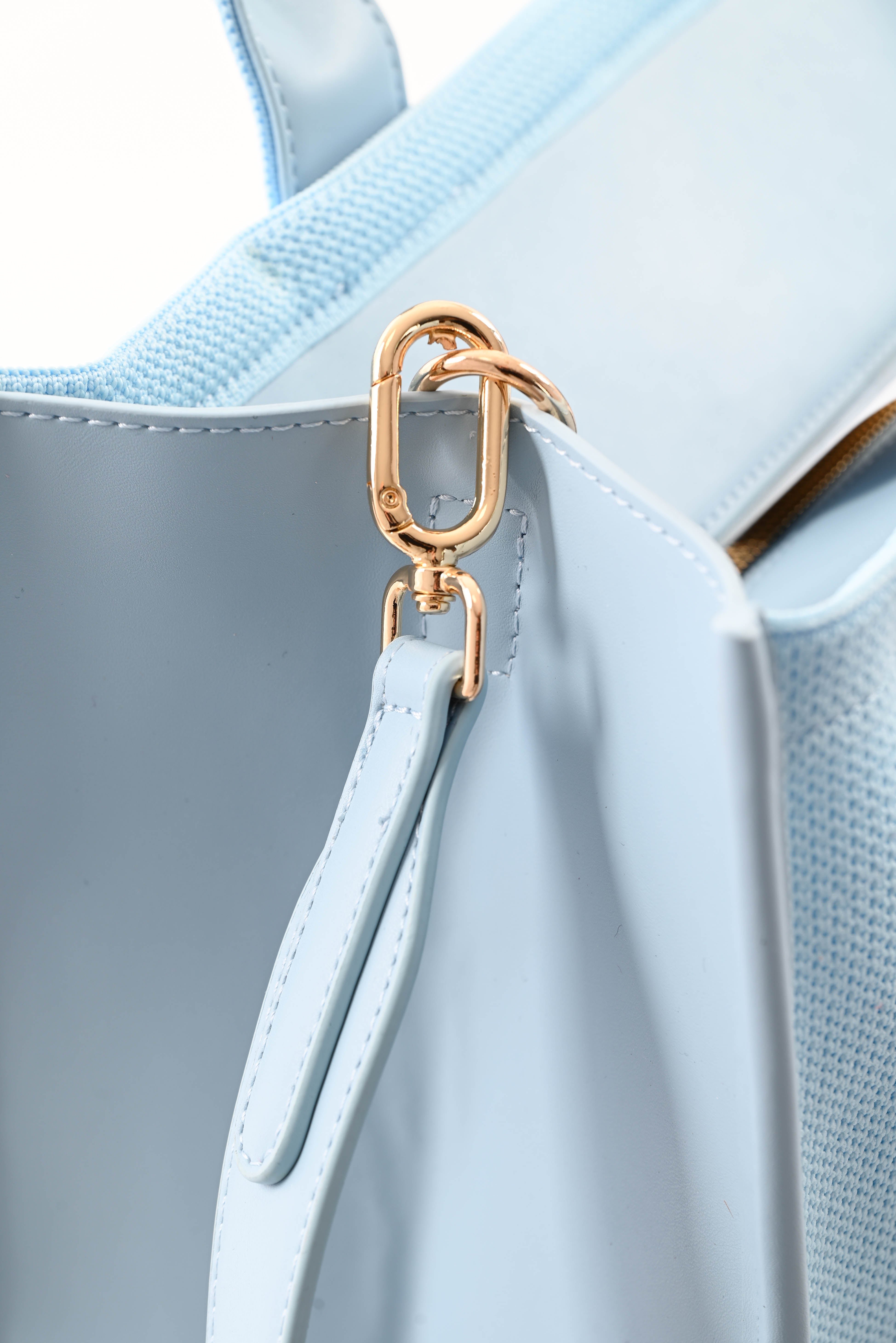 Tote bag classic groot lichtblauw