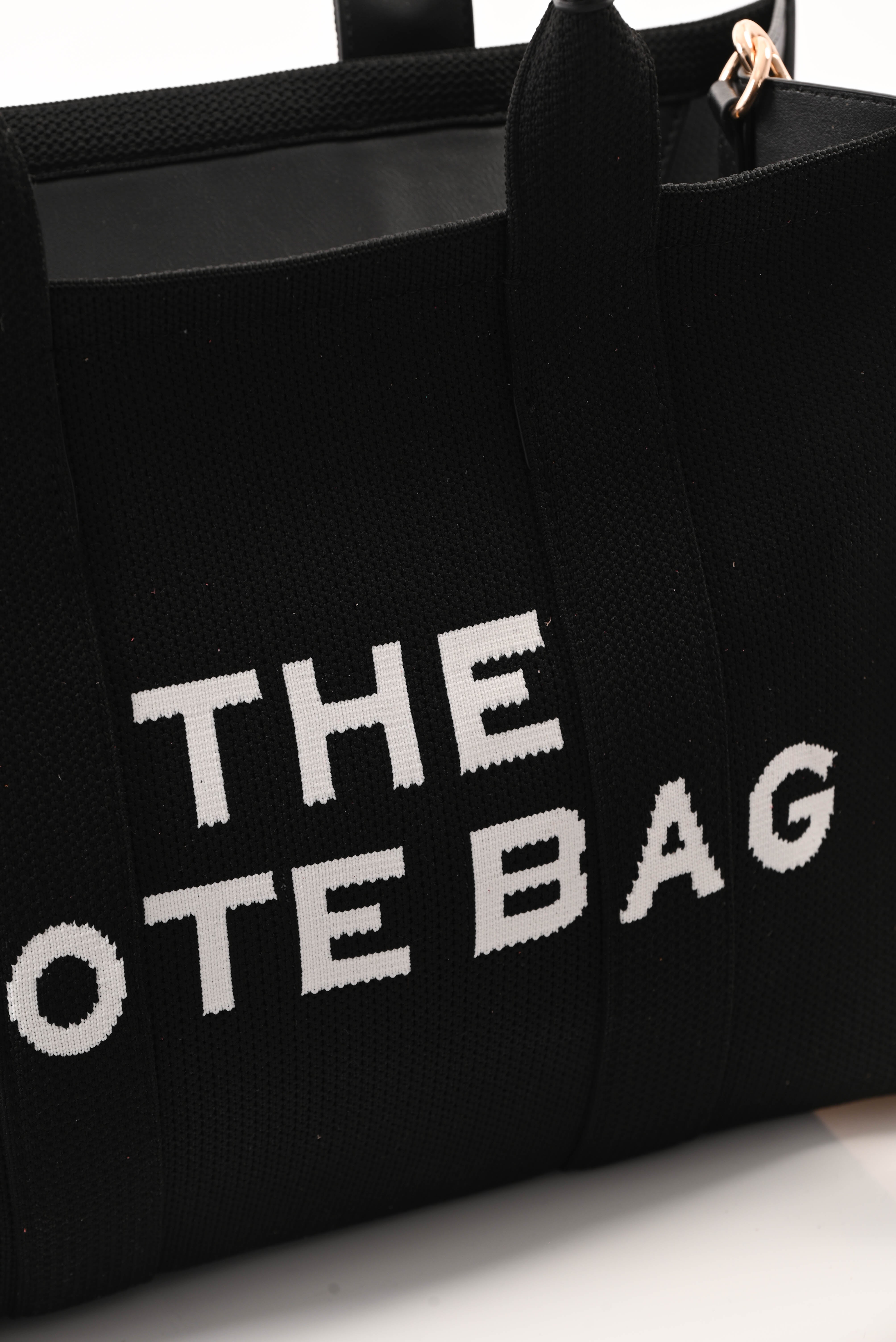 Tote bag classic groot zwart