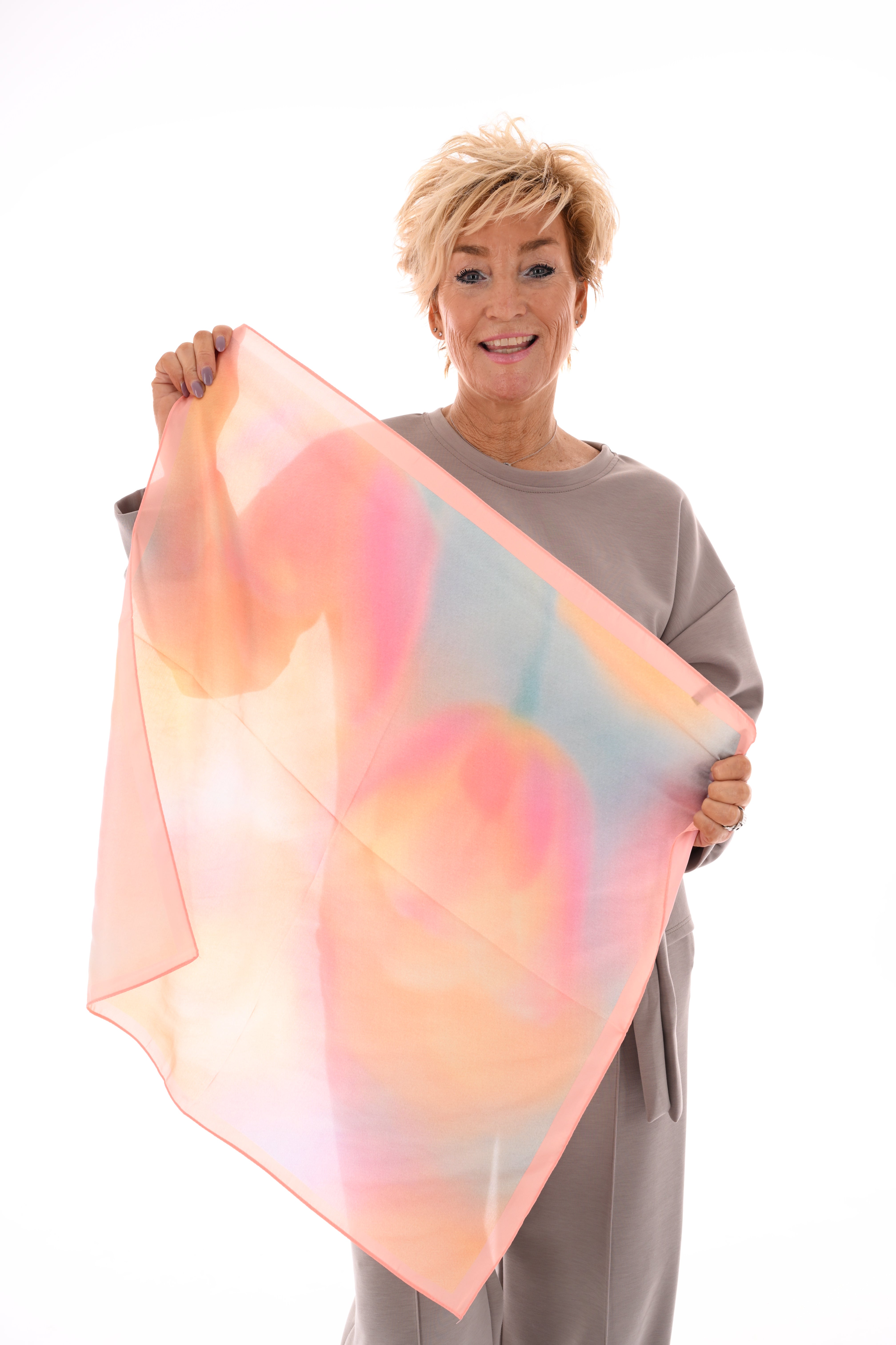 Kort sjaaltje overloop roze