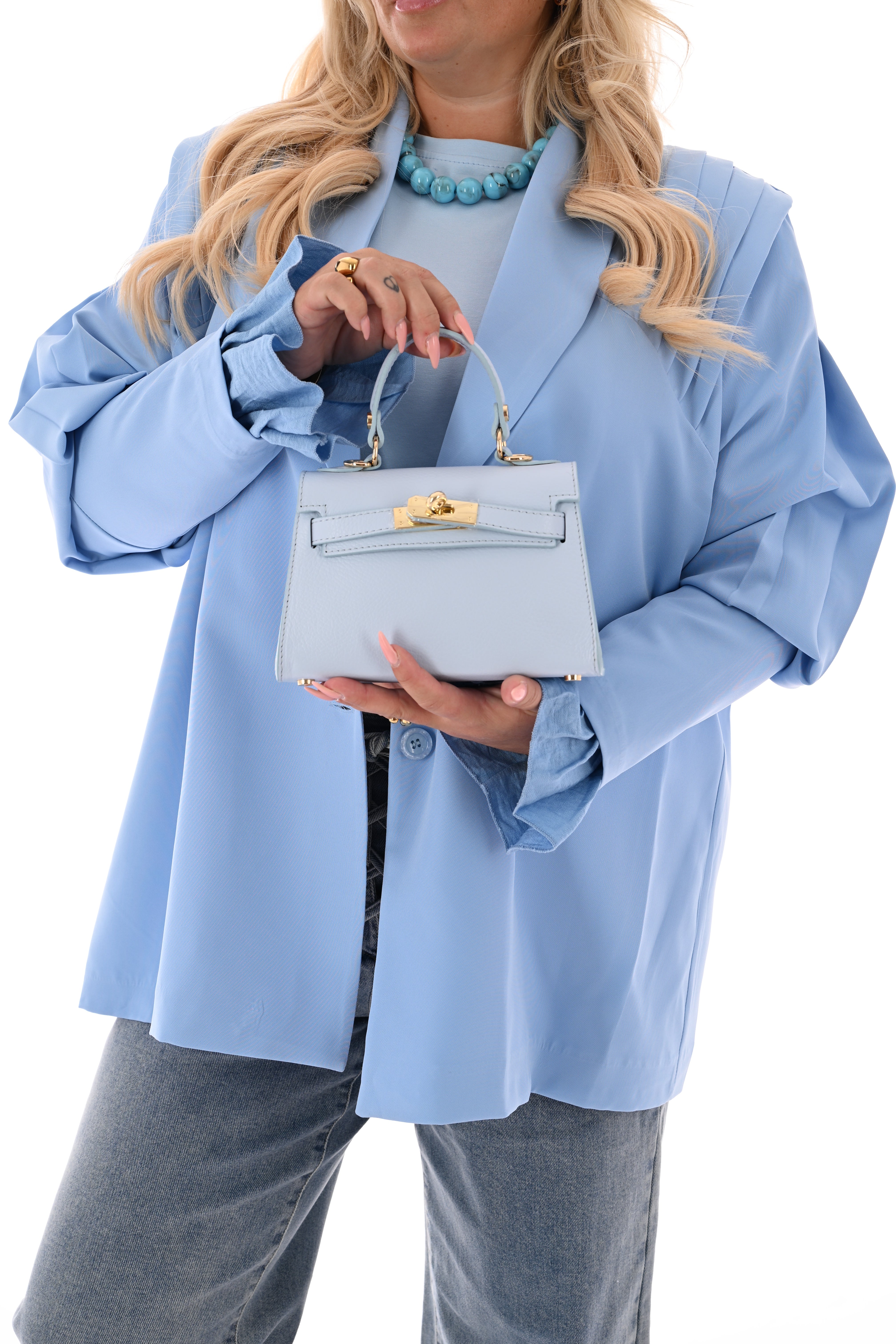 Kleine tas gesp lichtblauw