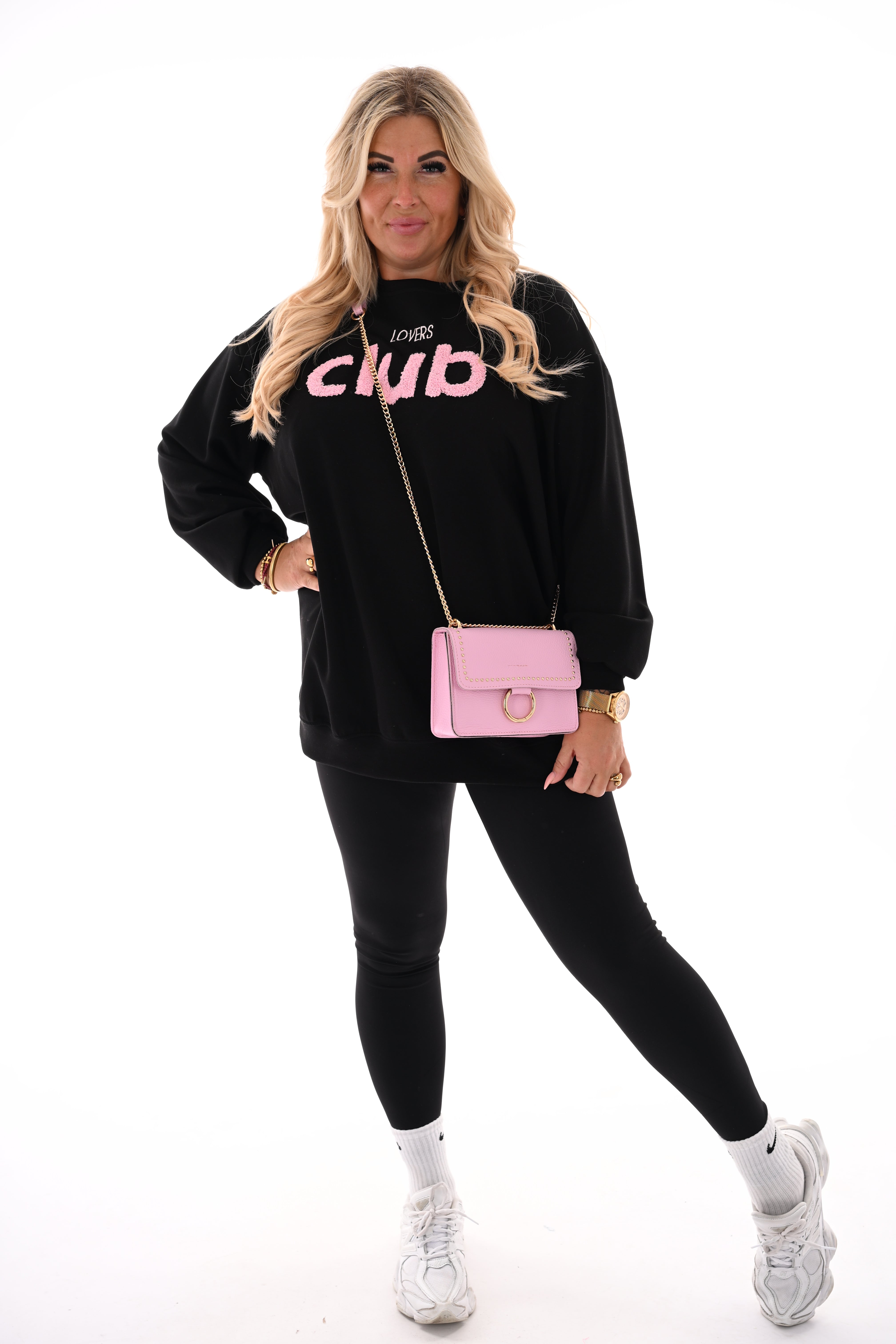 Sweater lovers club zwart