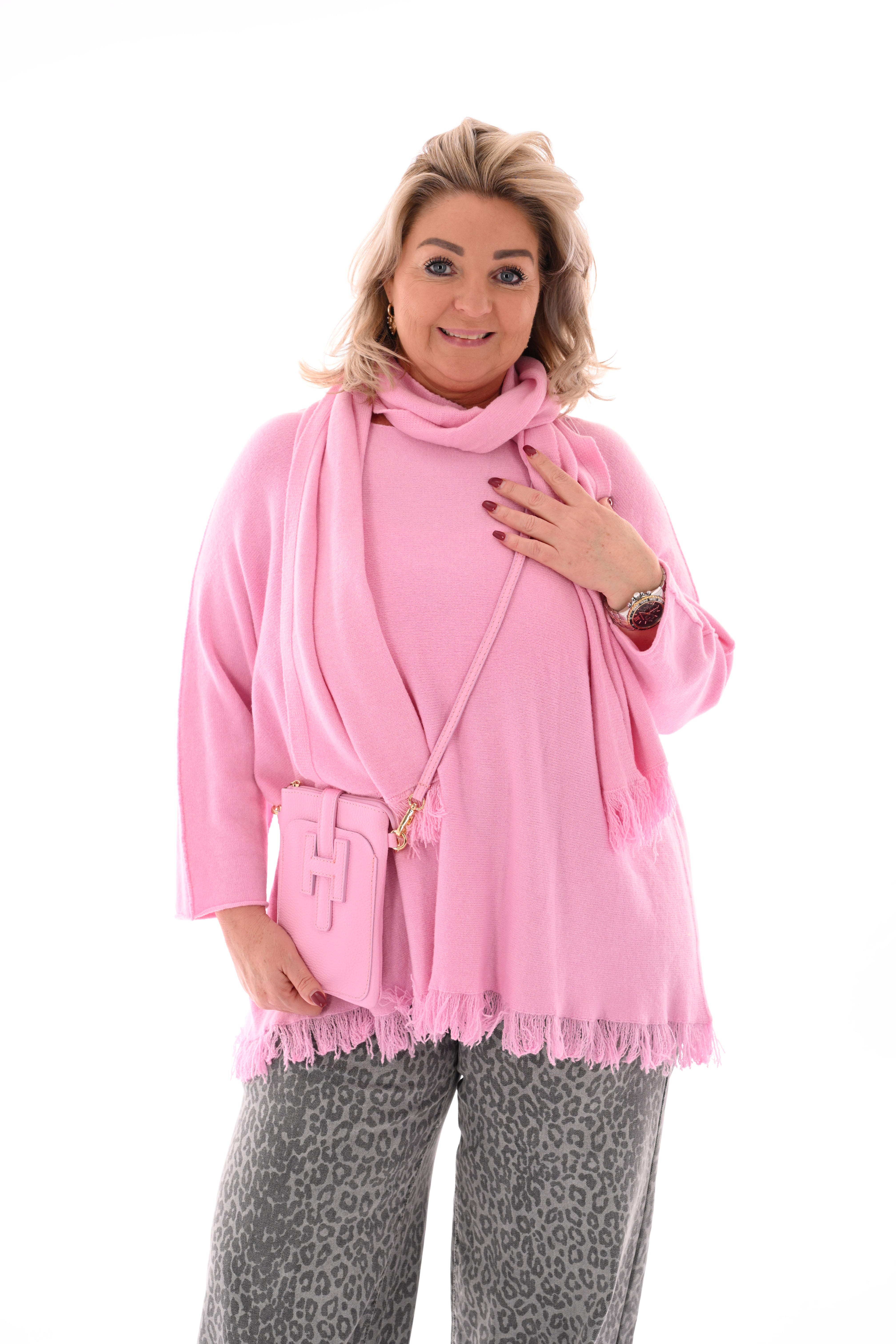 Kleine tas H lichtroze