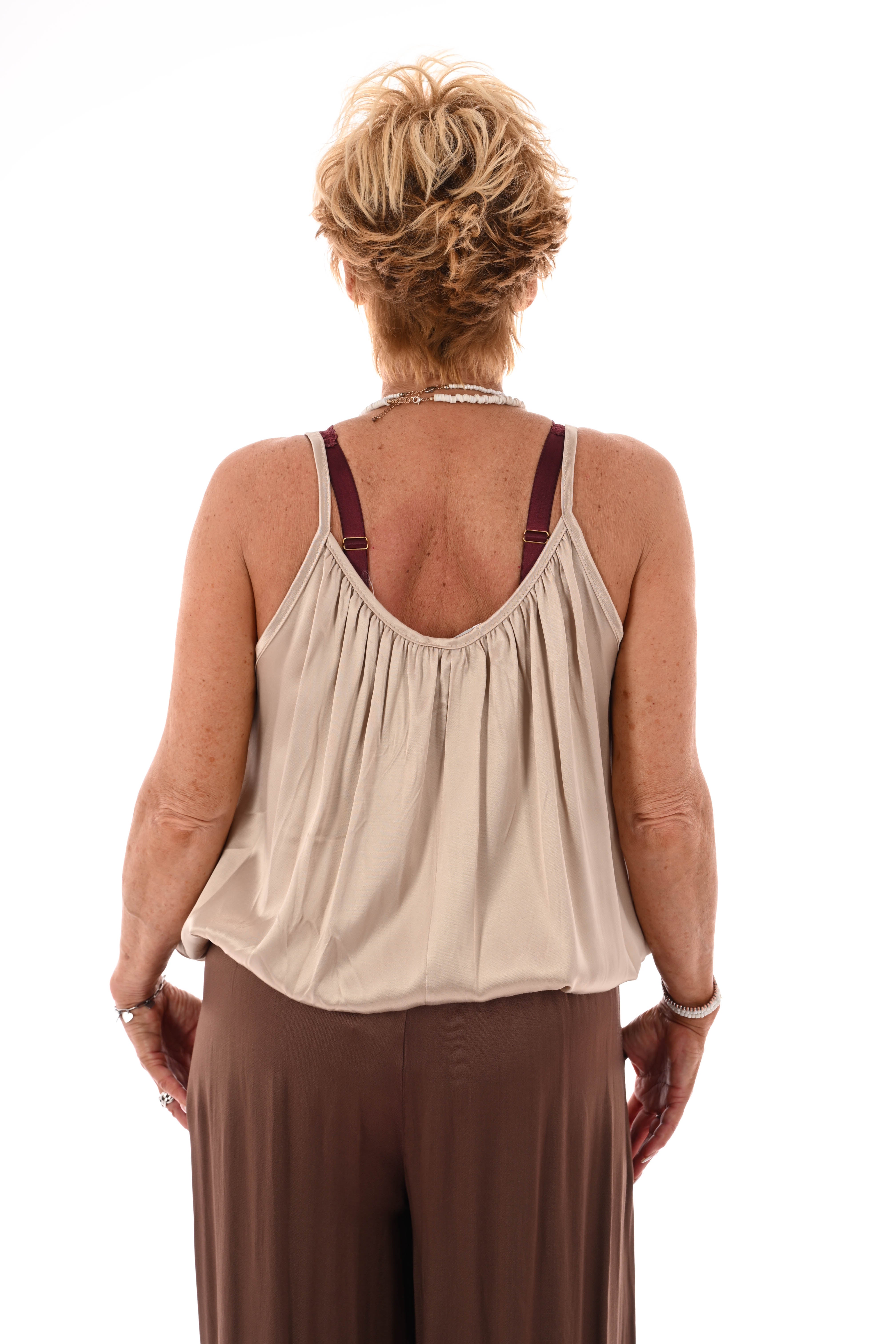 Silky hemdje schelpen goud