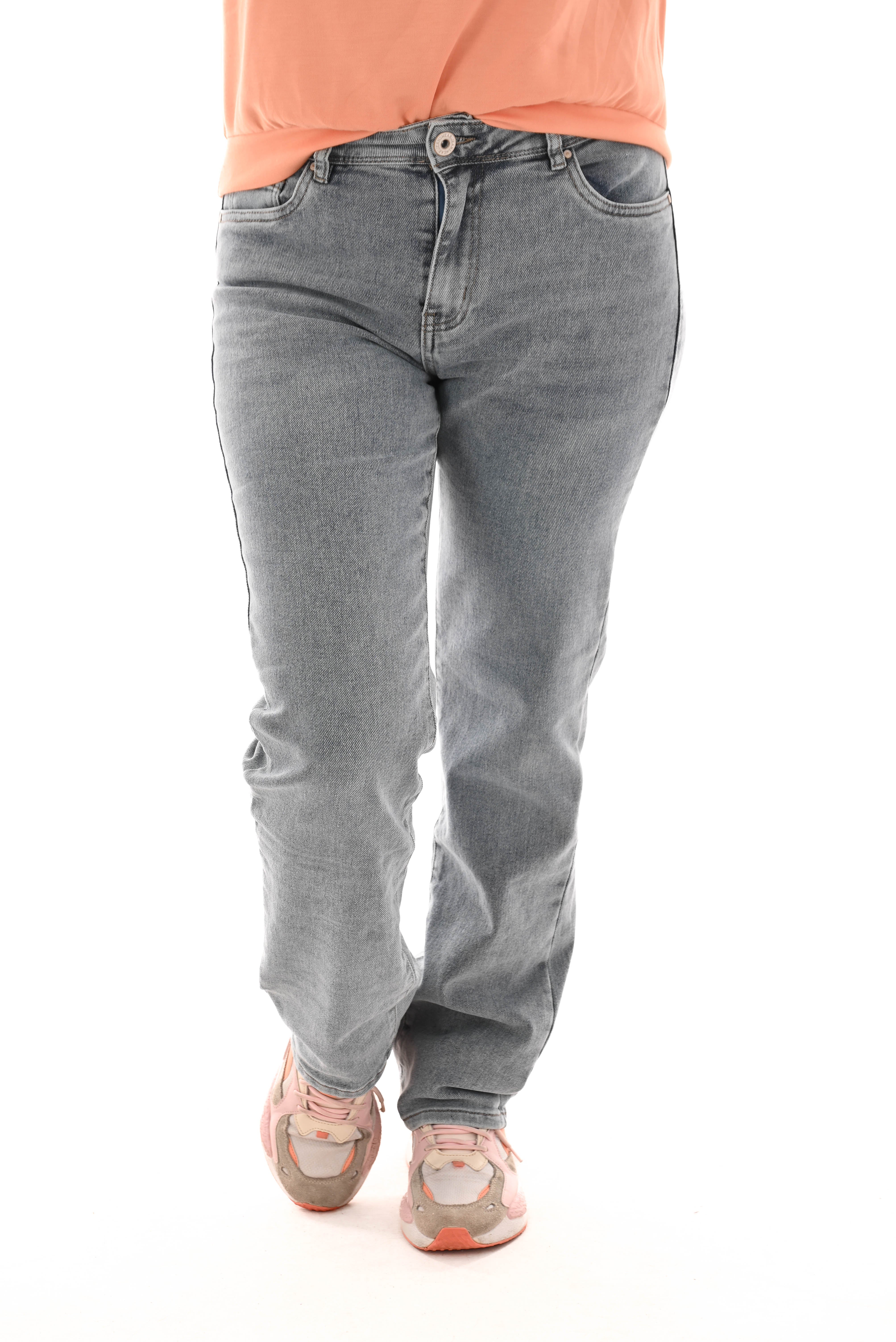 Norfy straight leg washed blauw