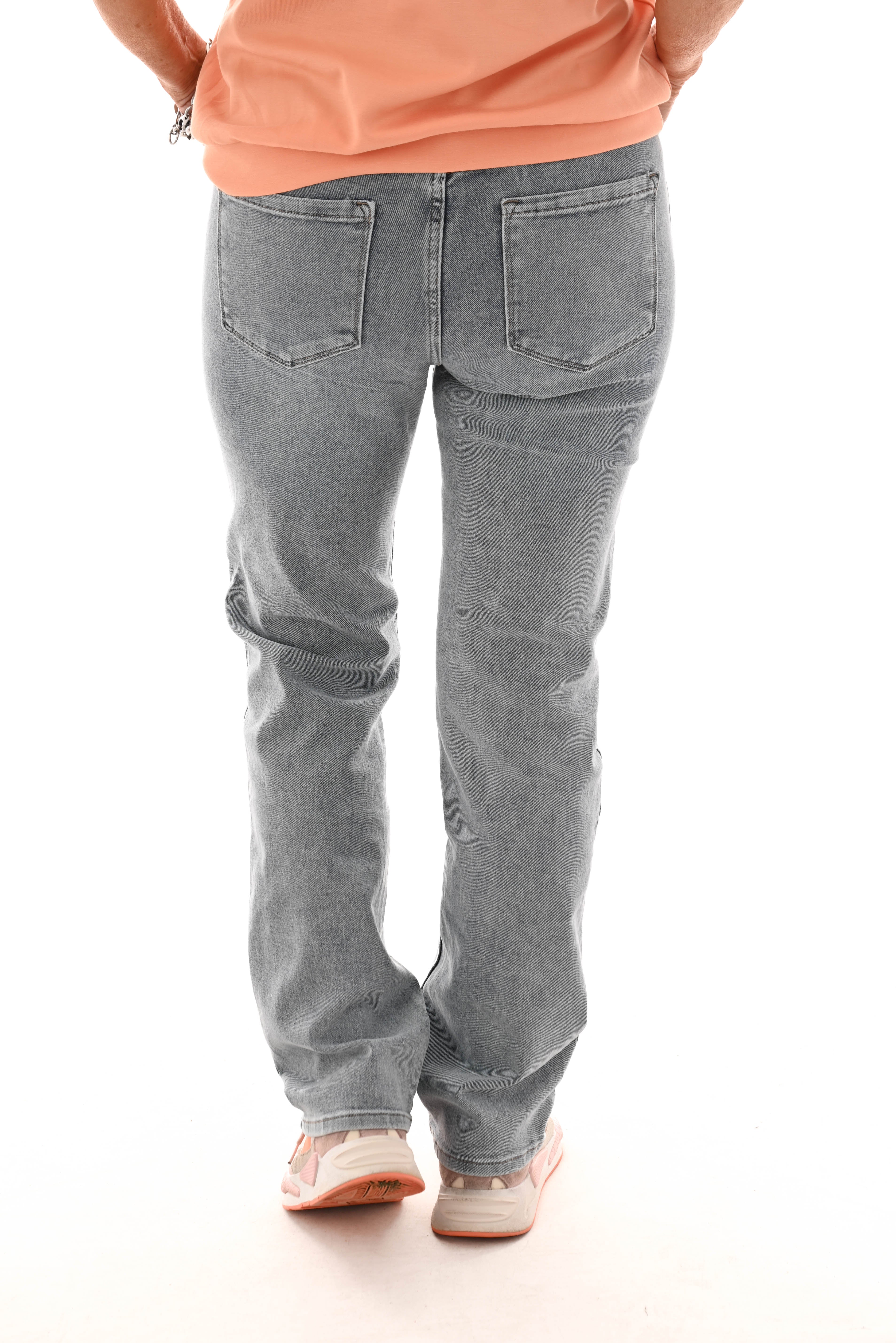 Norfy straight leg washed blauw