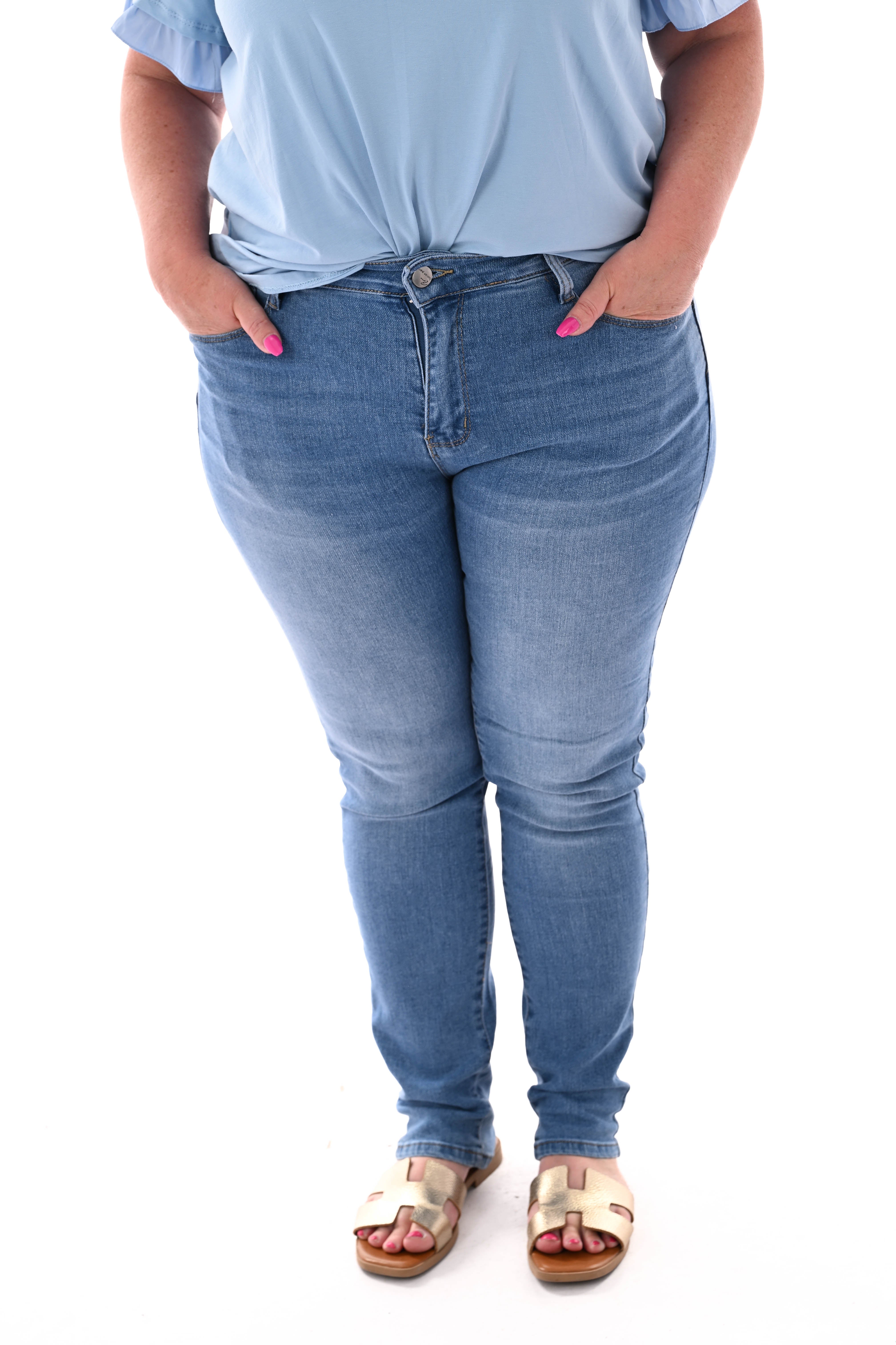 BS jeans magic waist blauw