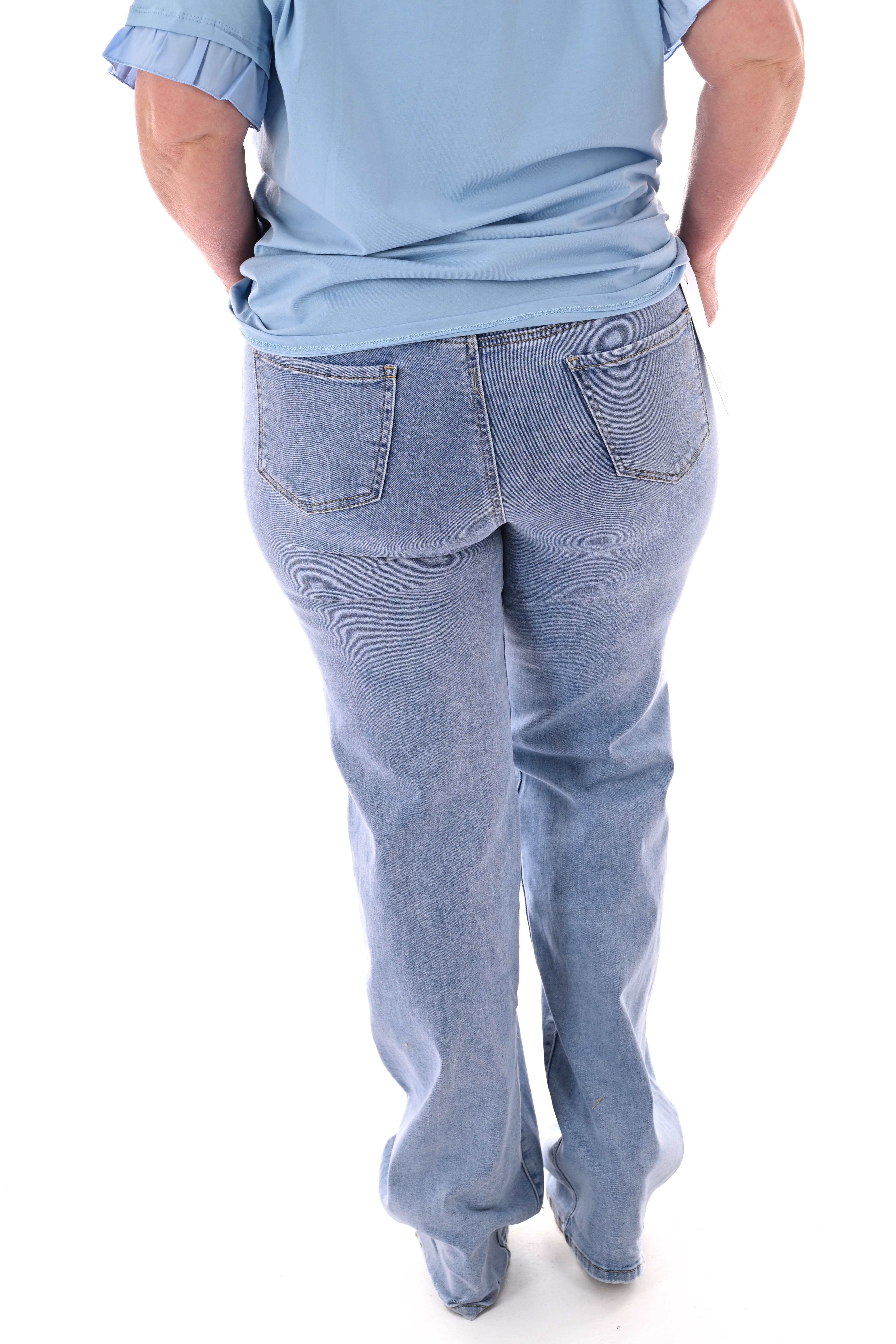 Goodies jeans tall wide leg blauw