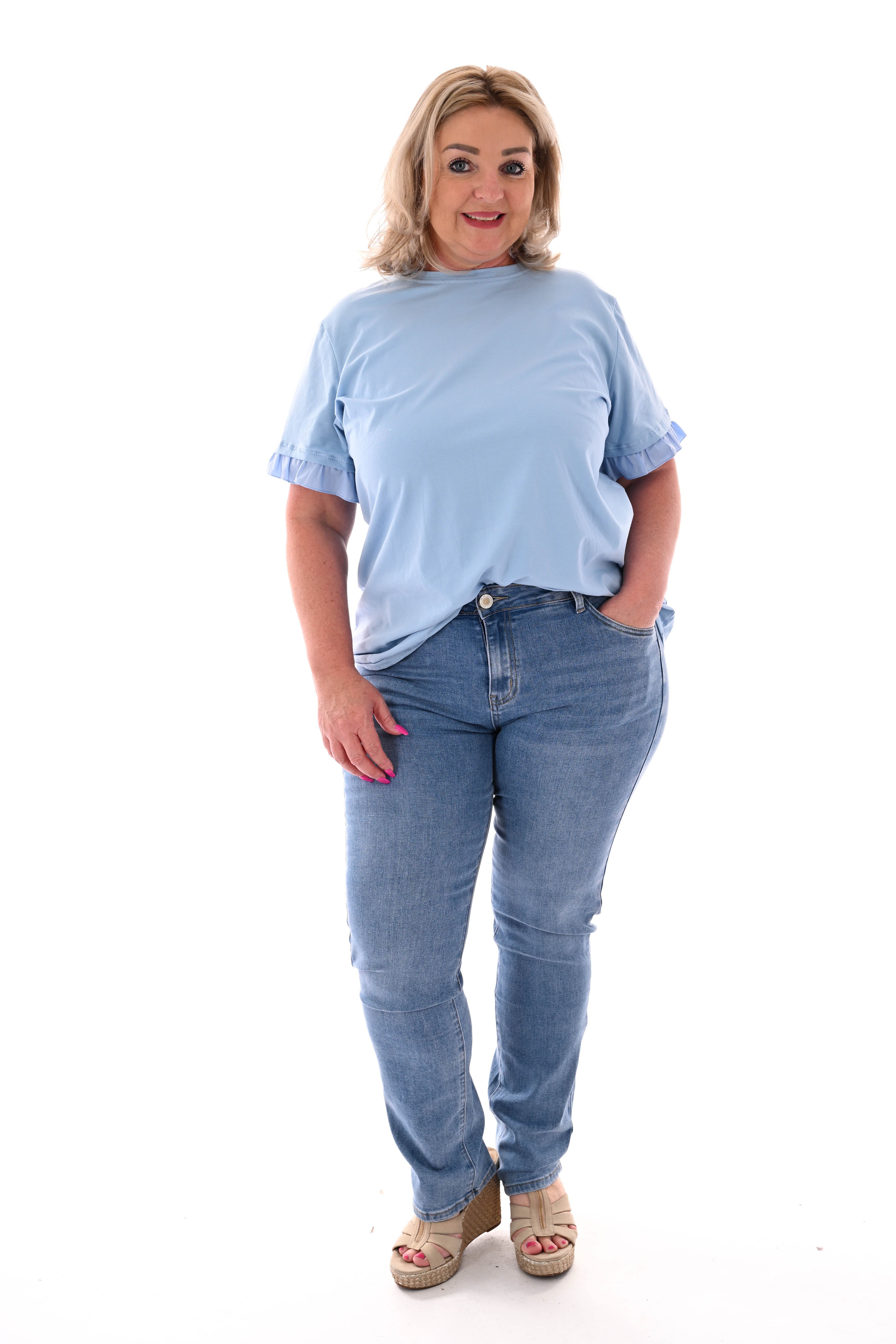 Goodies slim fit jeans blauw