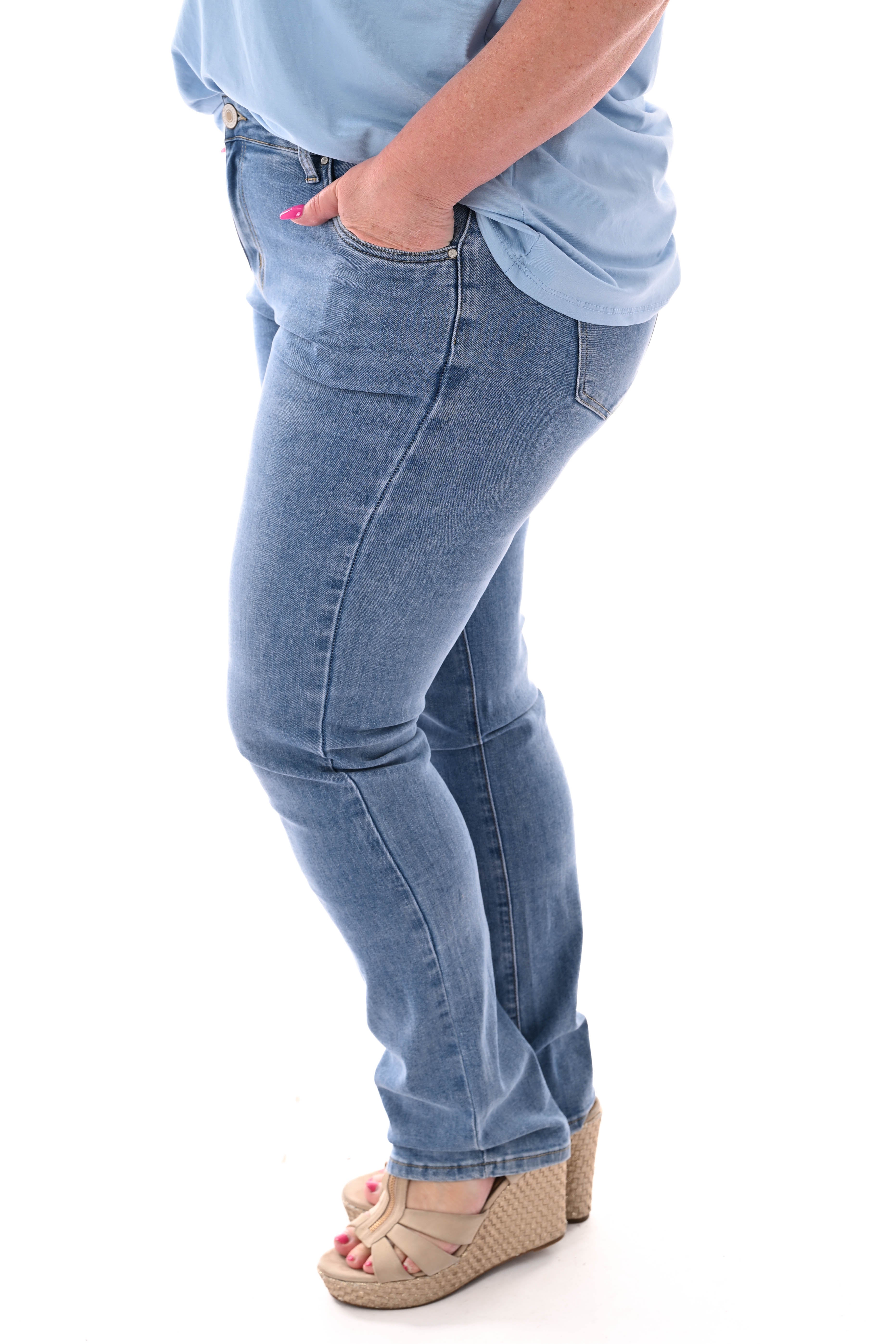 Goodies slim fit jeans blauw