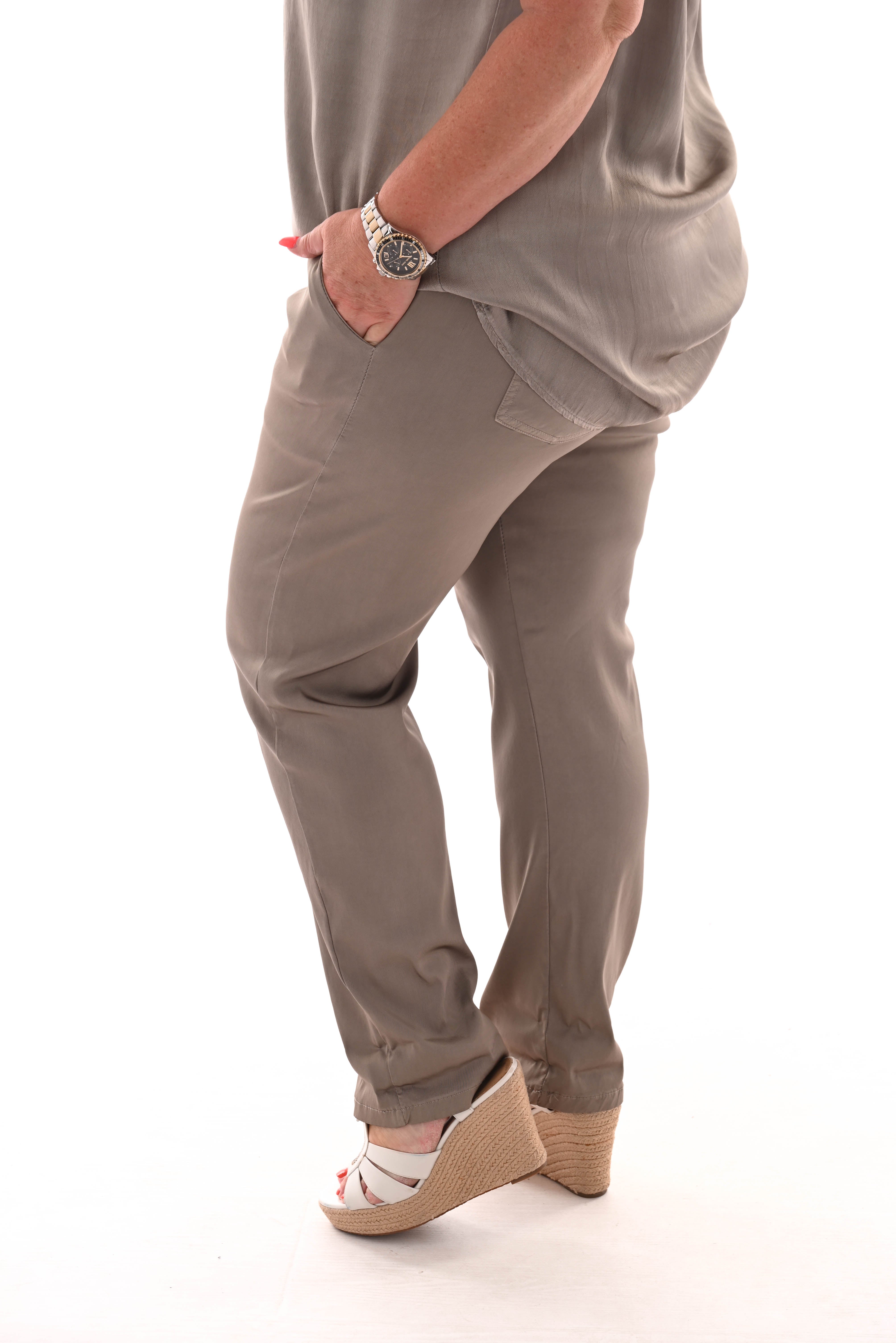 Silky broek uni taupe