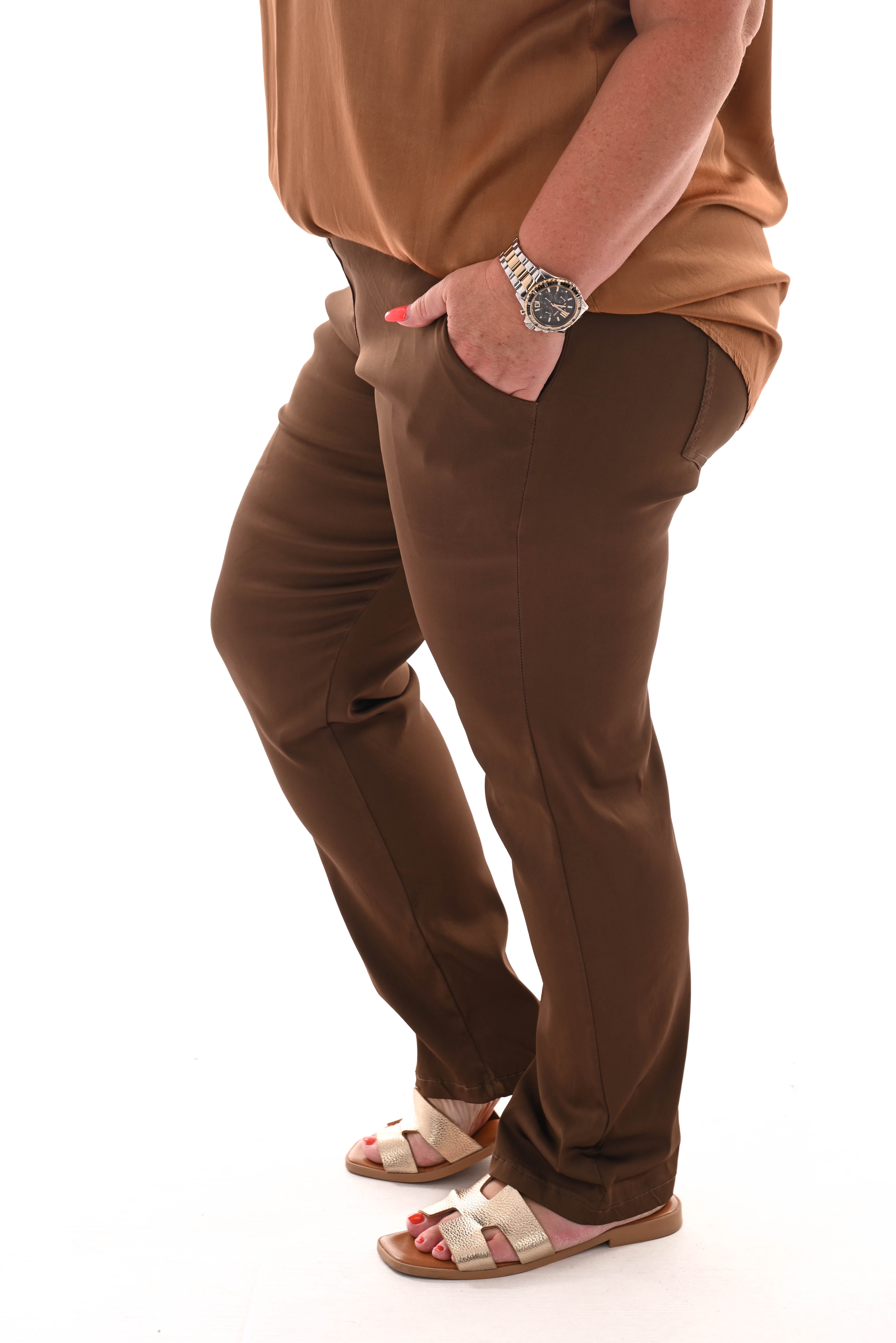 Silky broek uni bruin