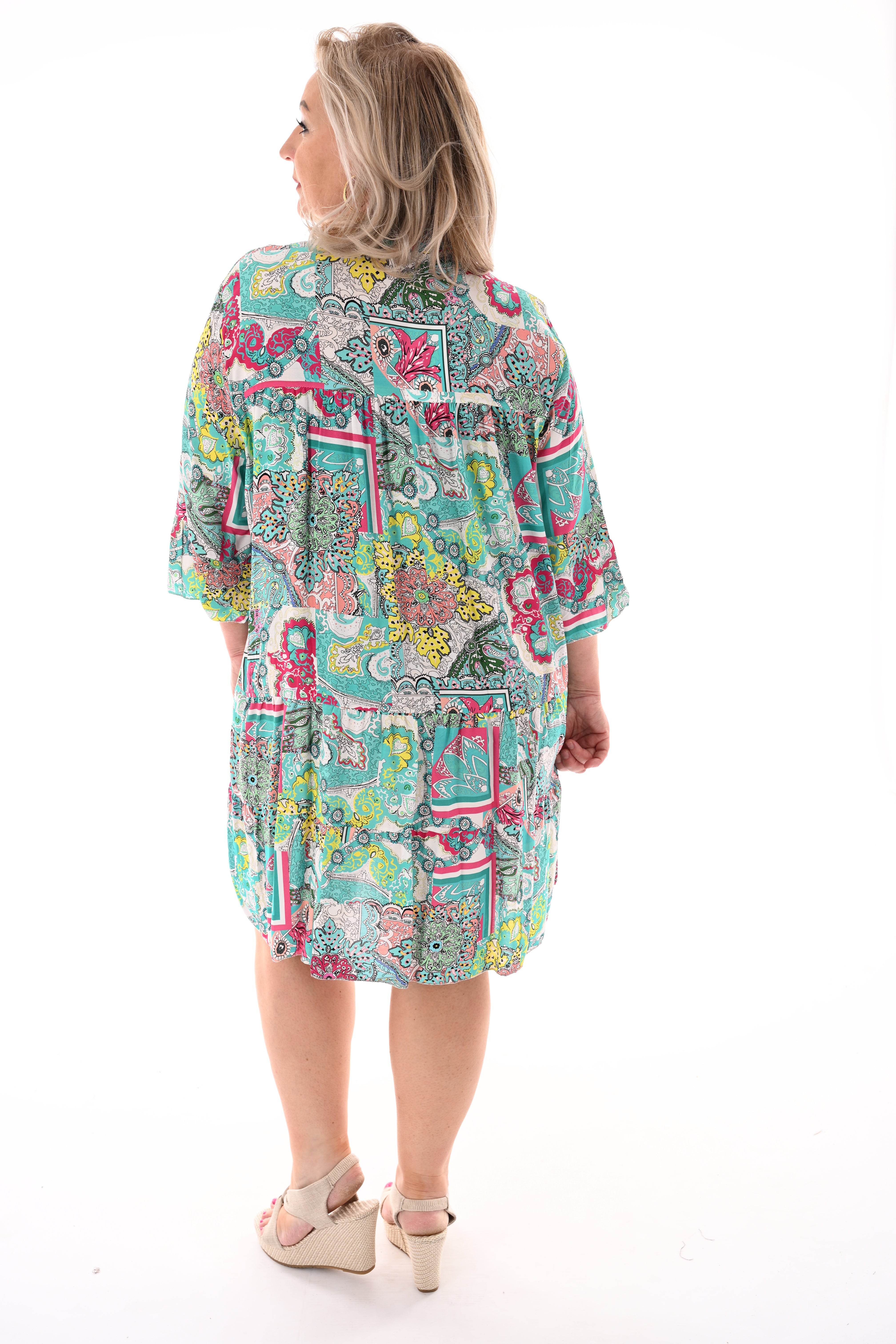 Tuniek barok turquoise