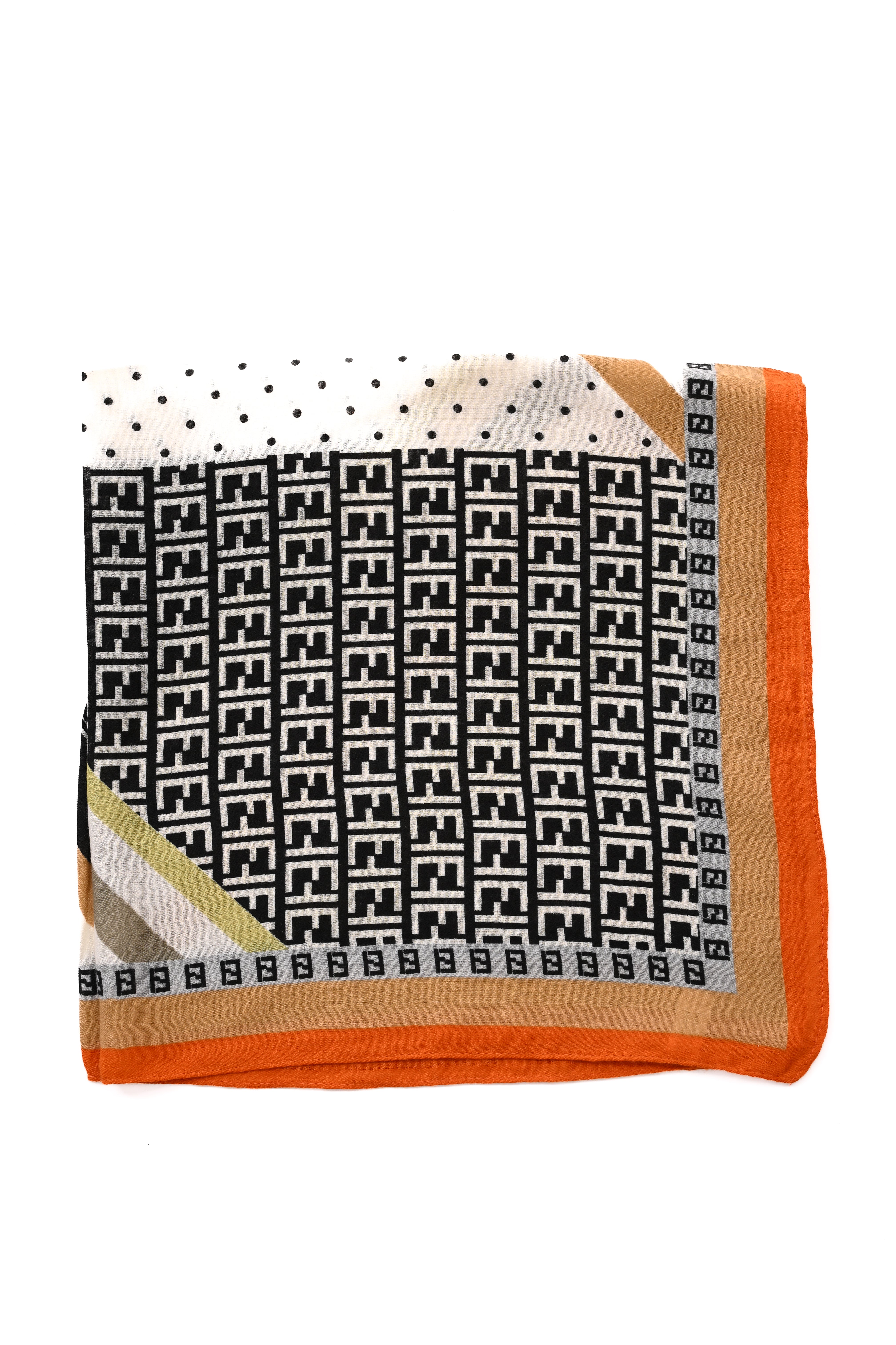 Kort sjaaltje maze oranje