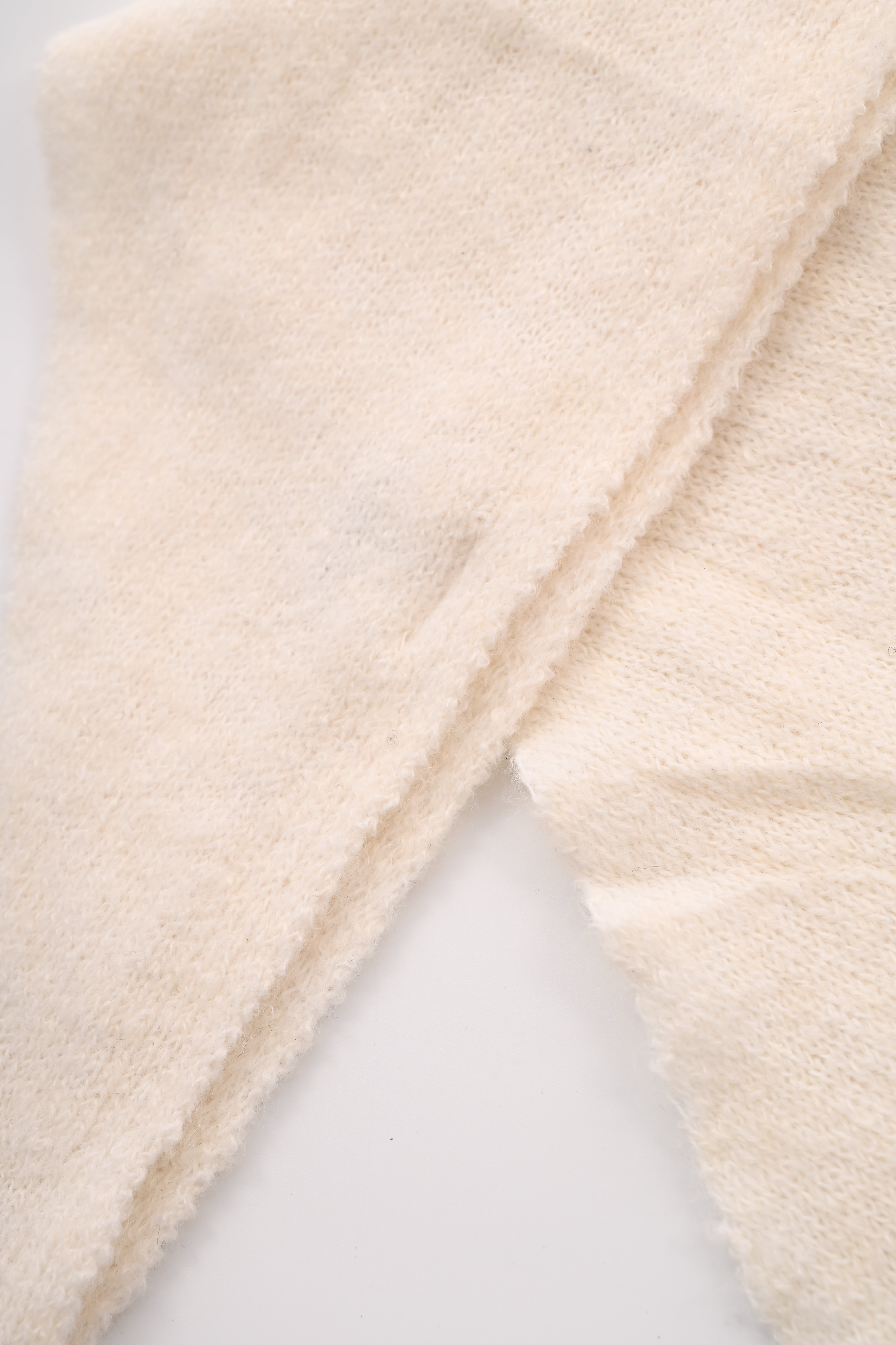 Kort sjaaltje uni roomwit