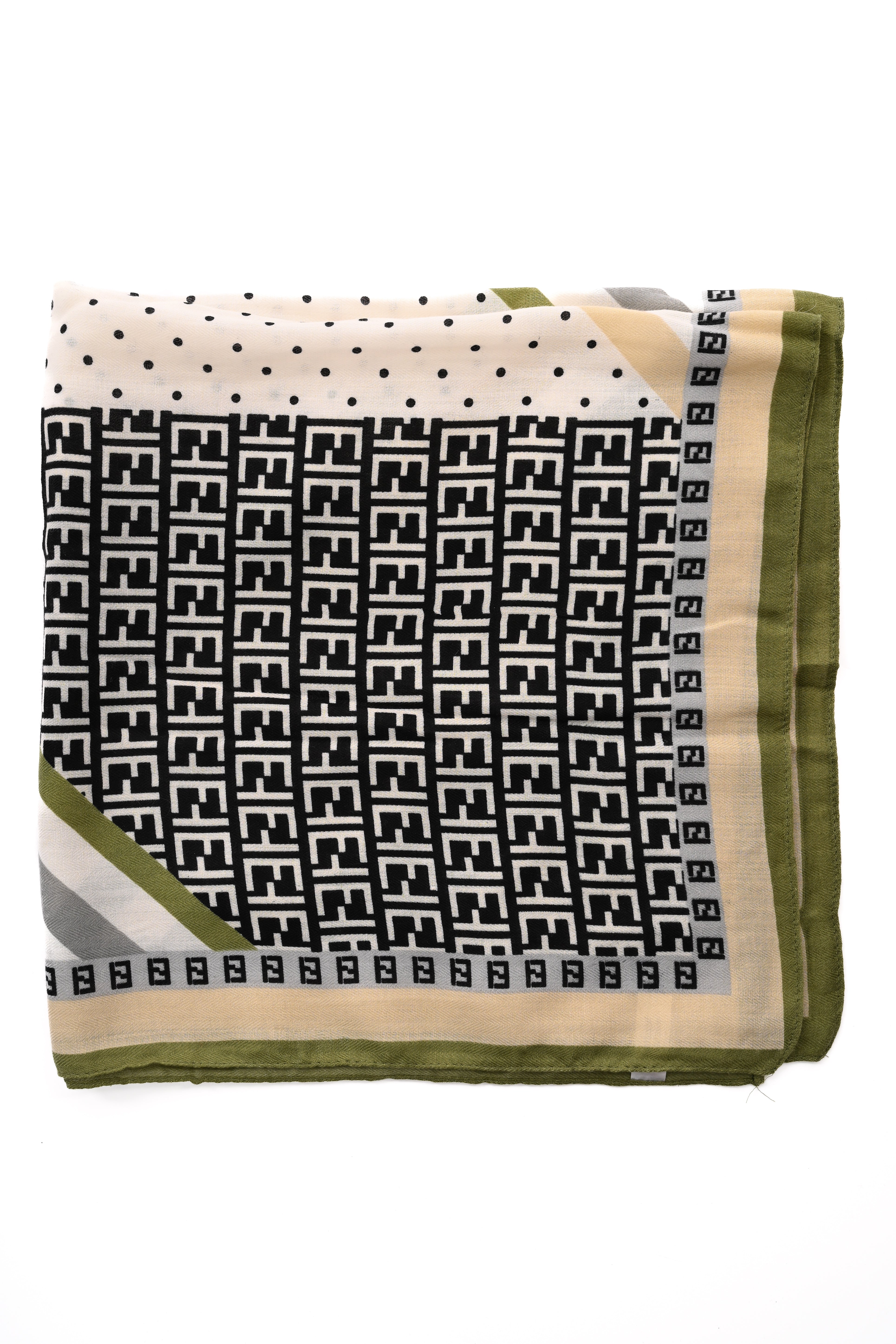 Kort sjaaltje maze groen