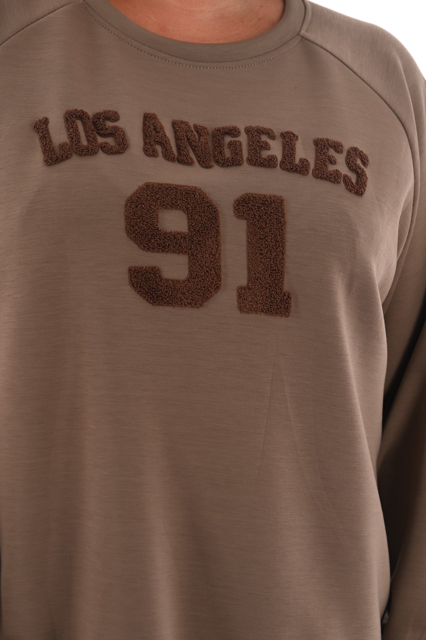 Sweater Los Angeles 91 taupe