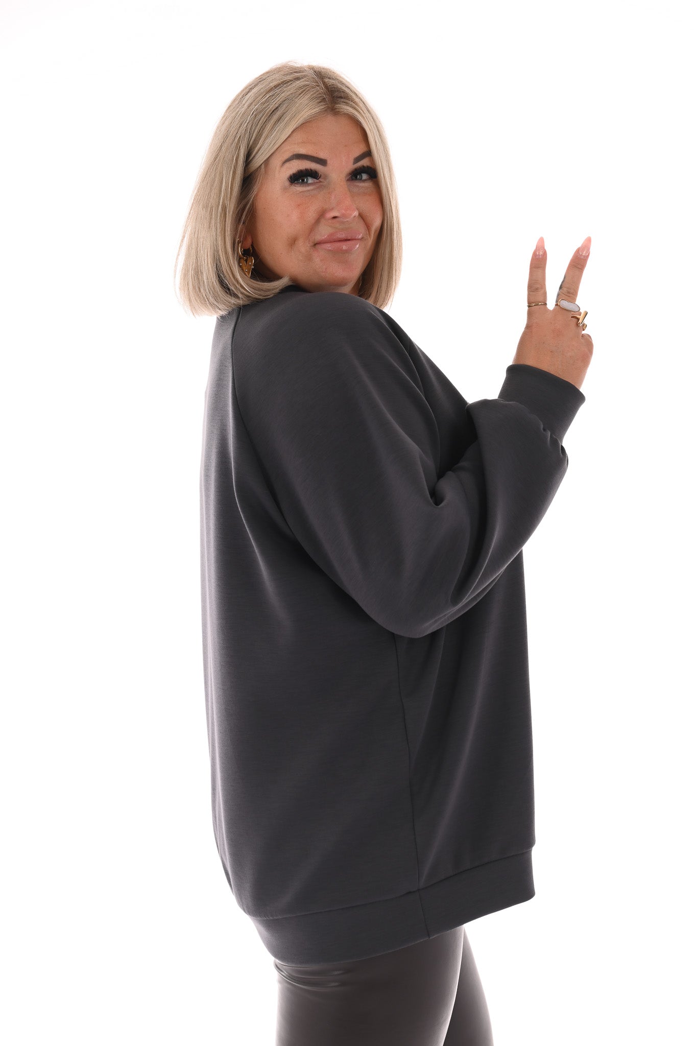 Sweater Los Angeles 91 antraciet