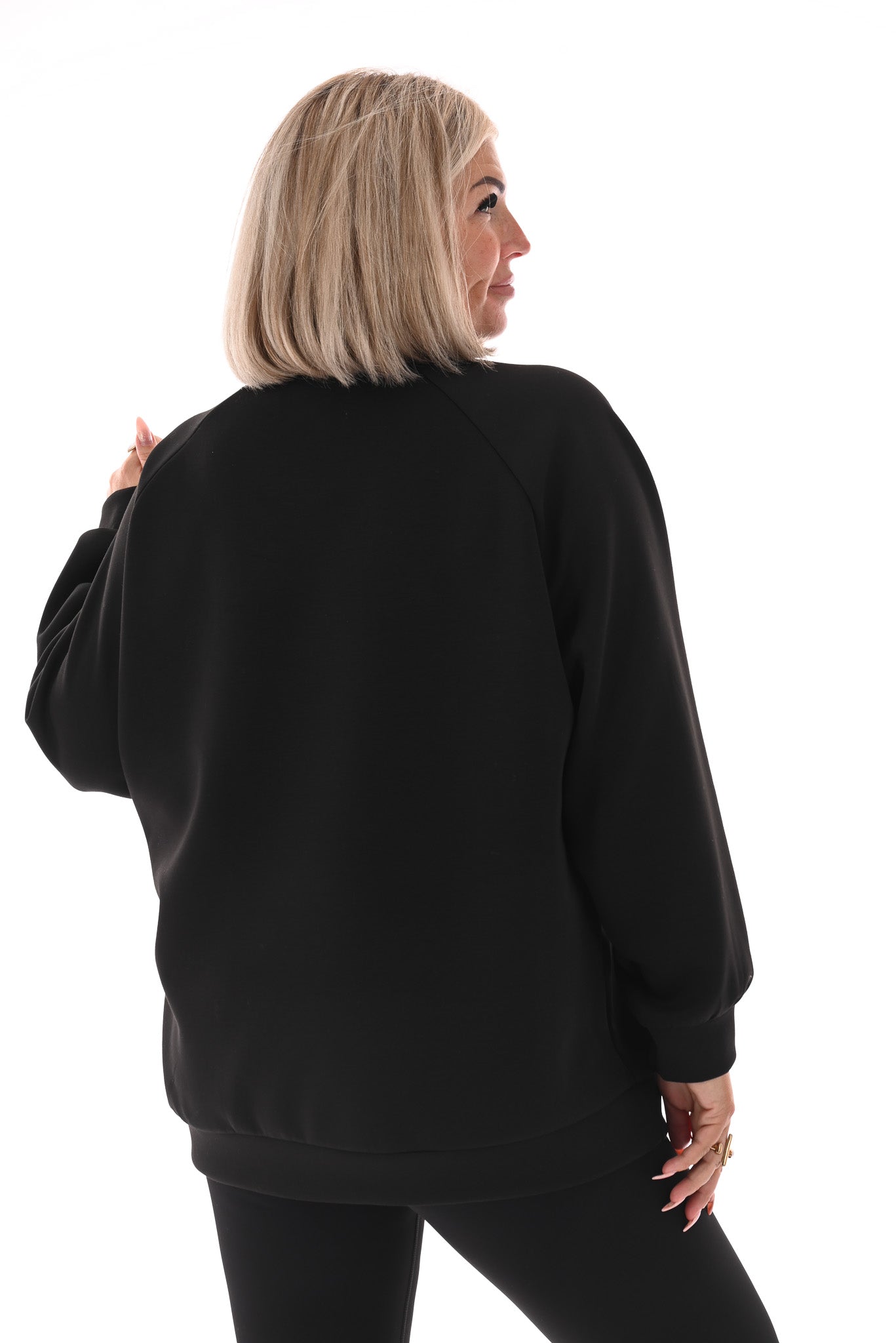 Sweater Los Angeles 91 zwart