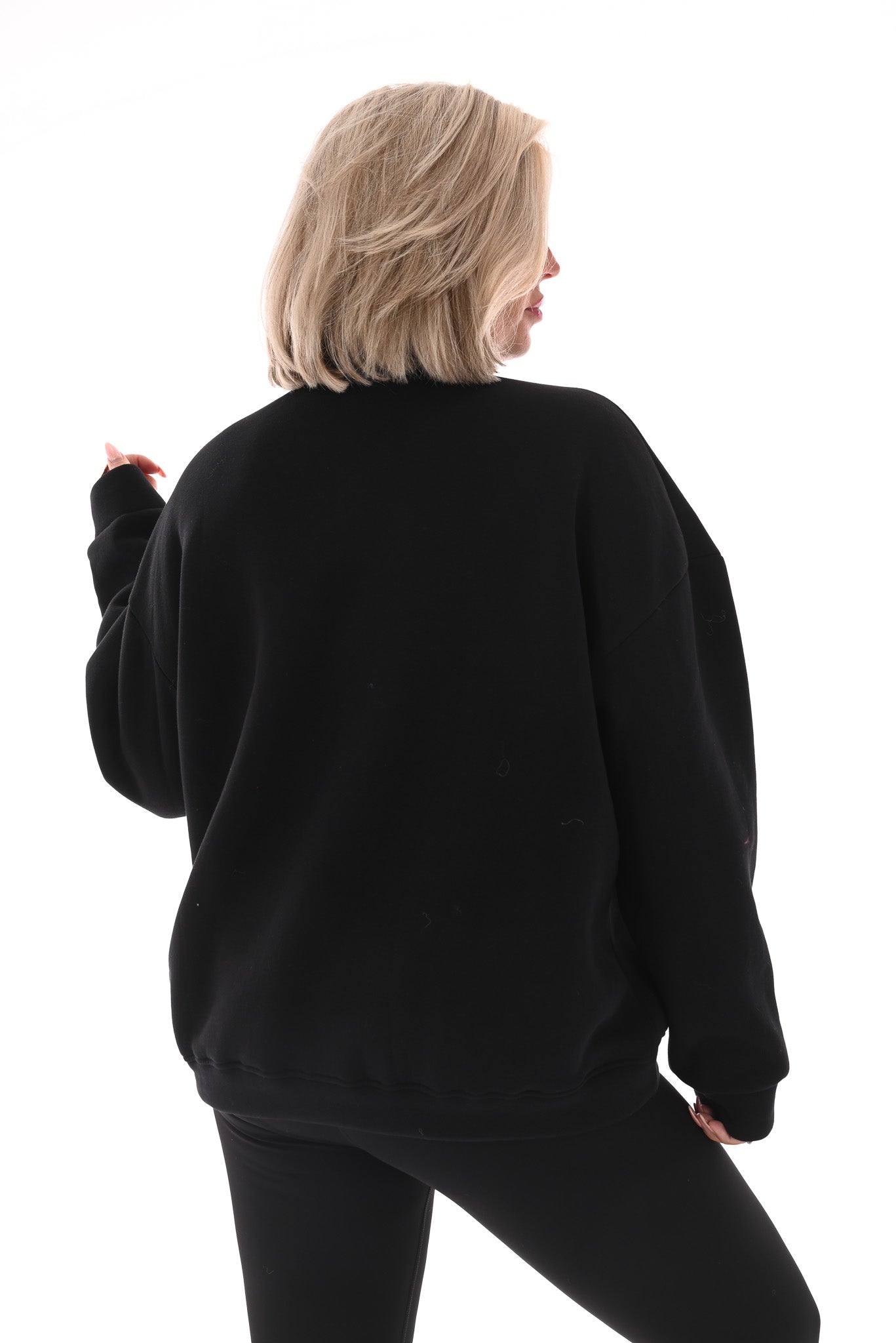 Sweater l'amour paris zwart