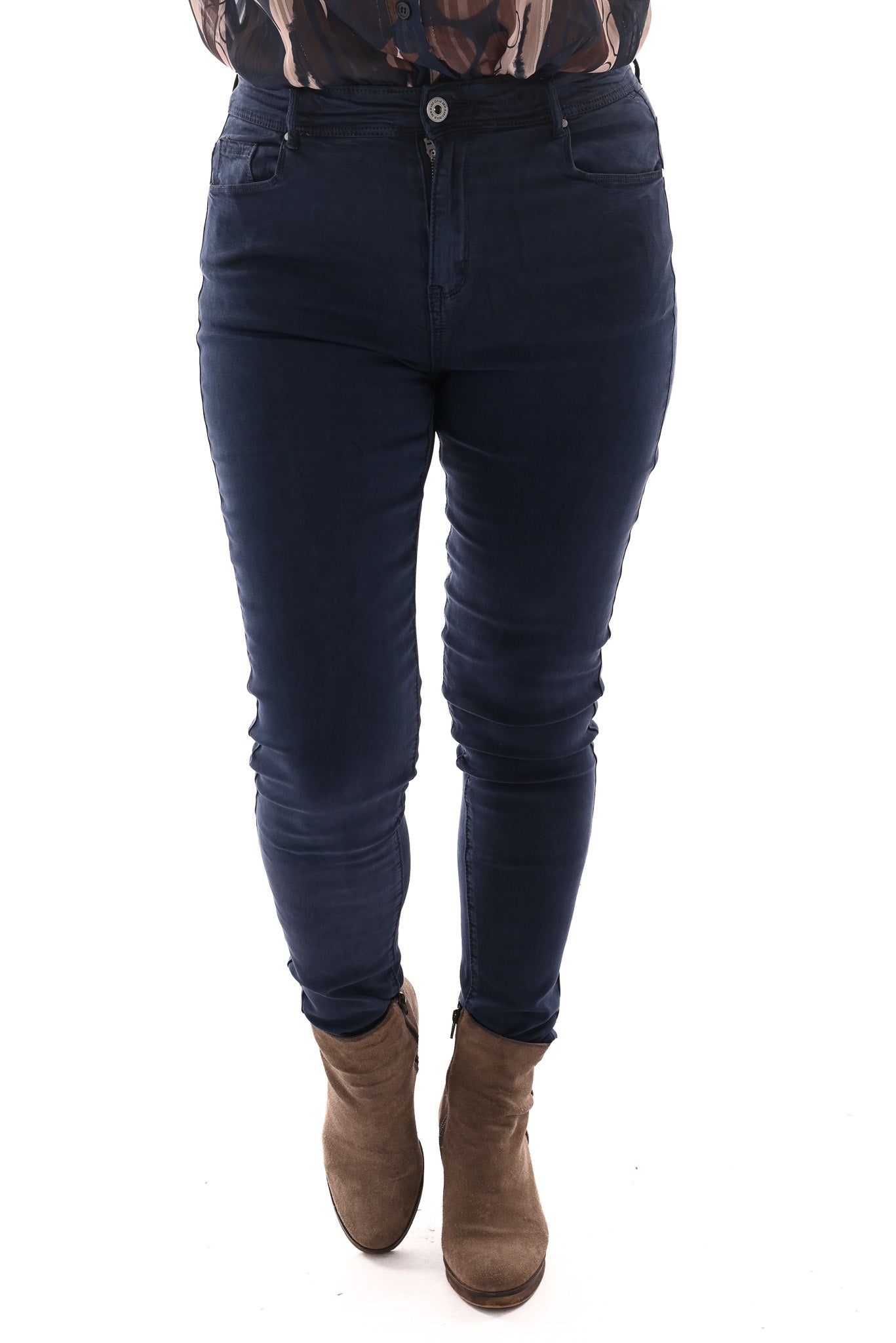 Goodies jeans skinny highwaist jeansblauw
