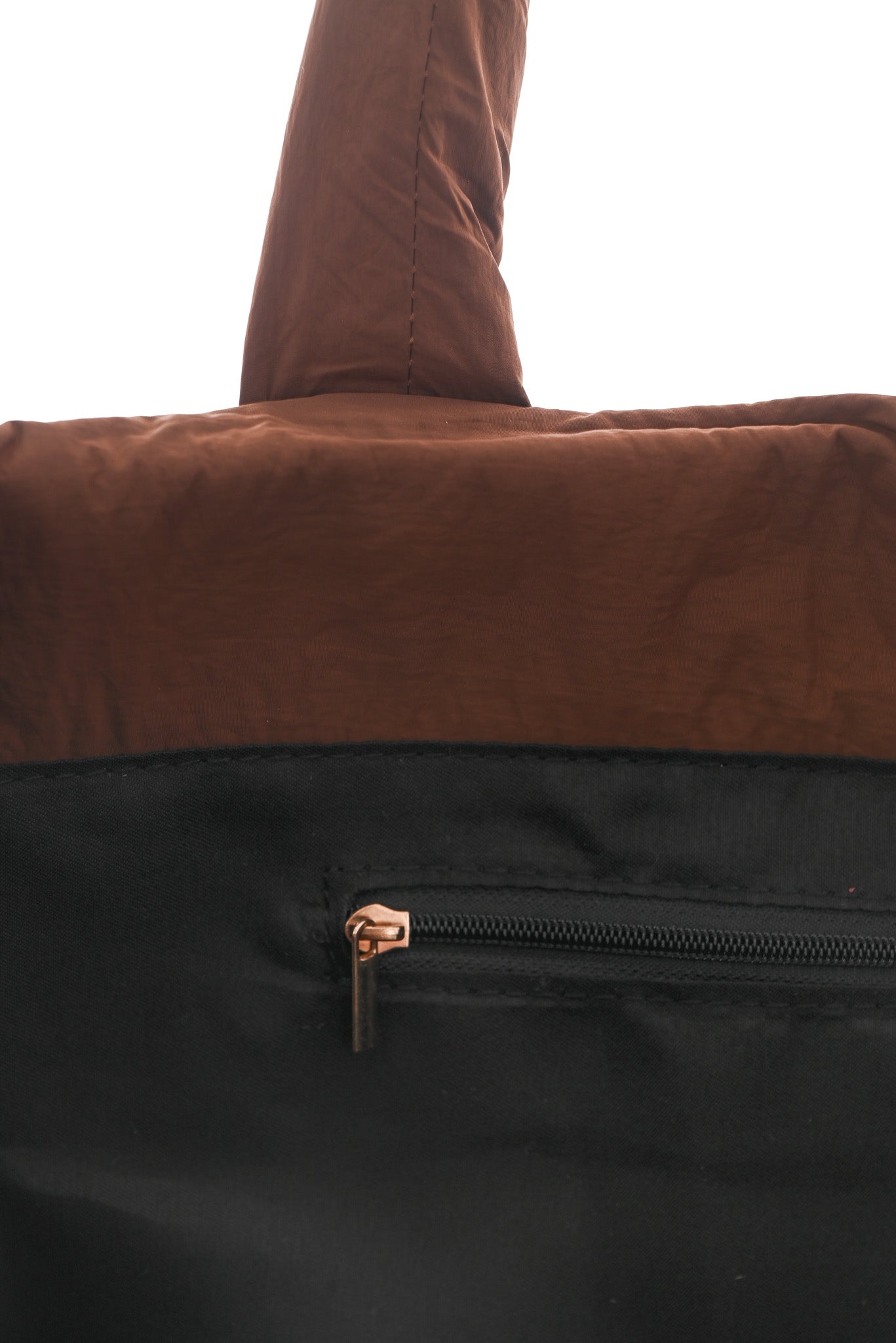 Puffer tas bruin