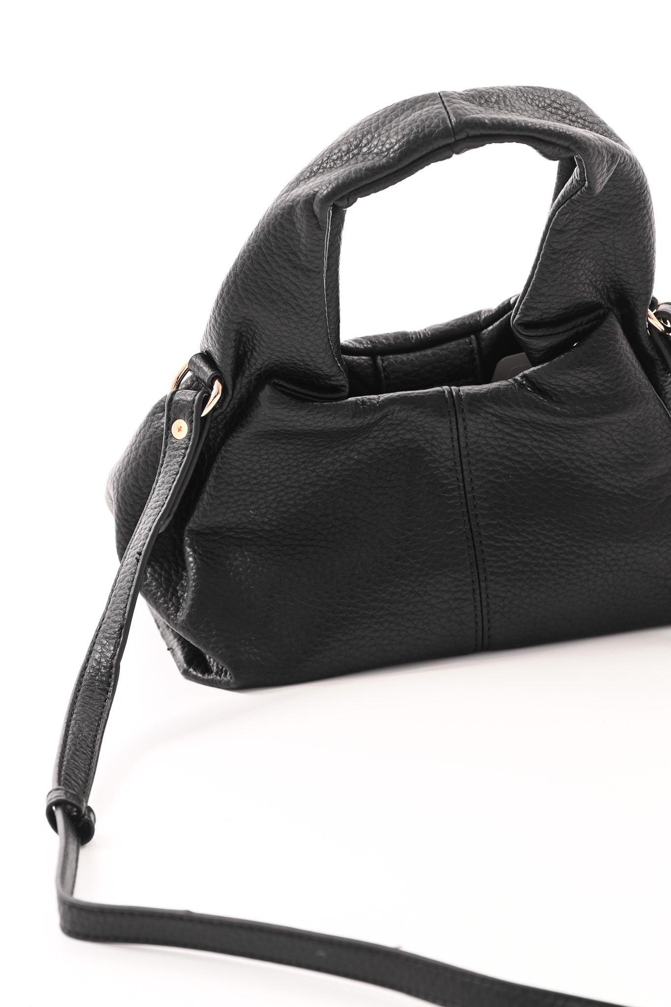 Mini crossbody tas zwart