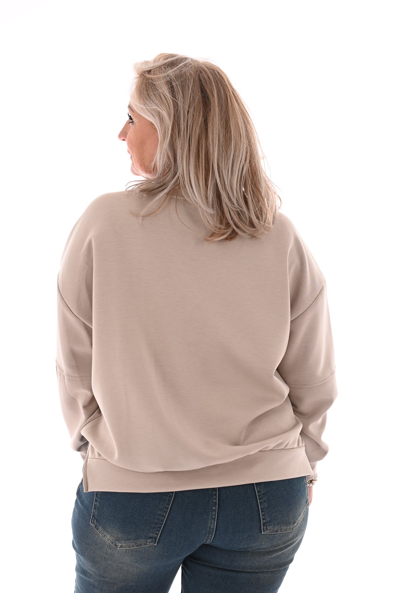 Sweater you look amazing beige