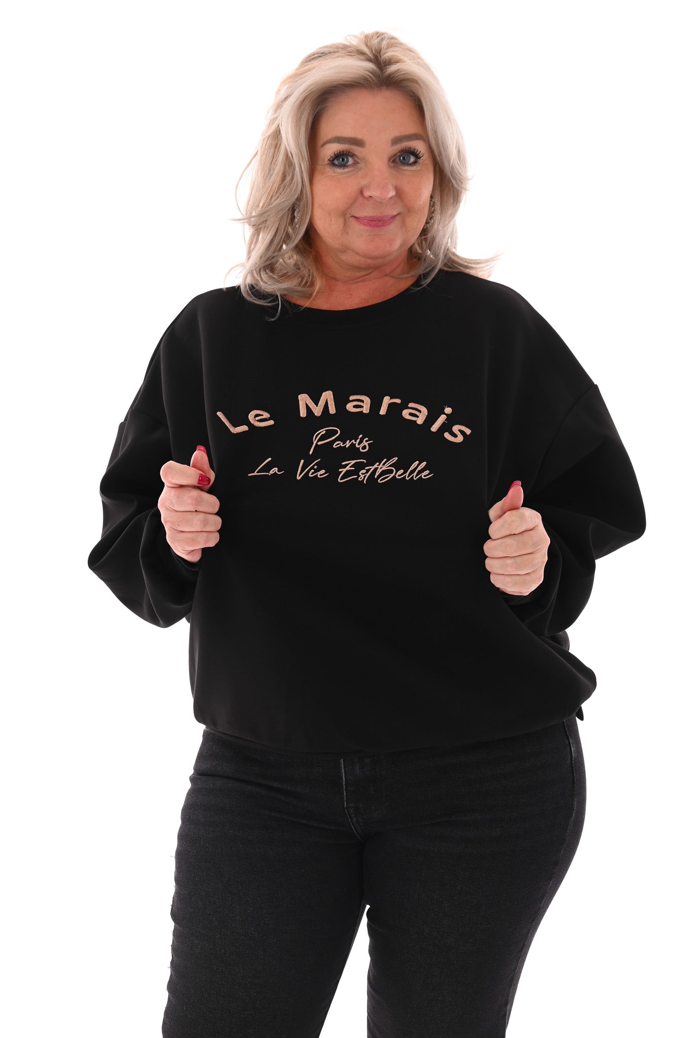 Sweater le marais zwart
