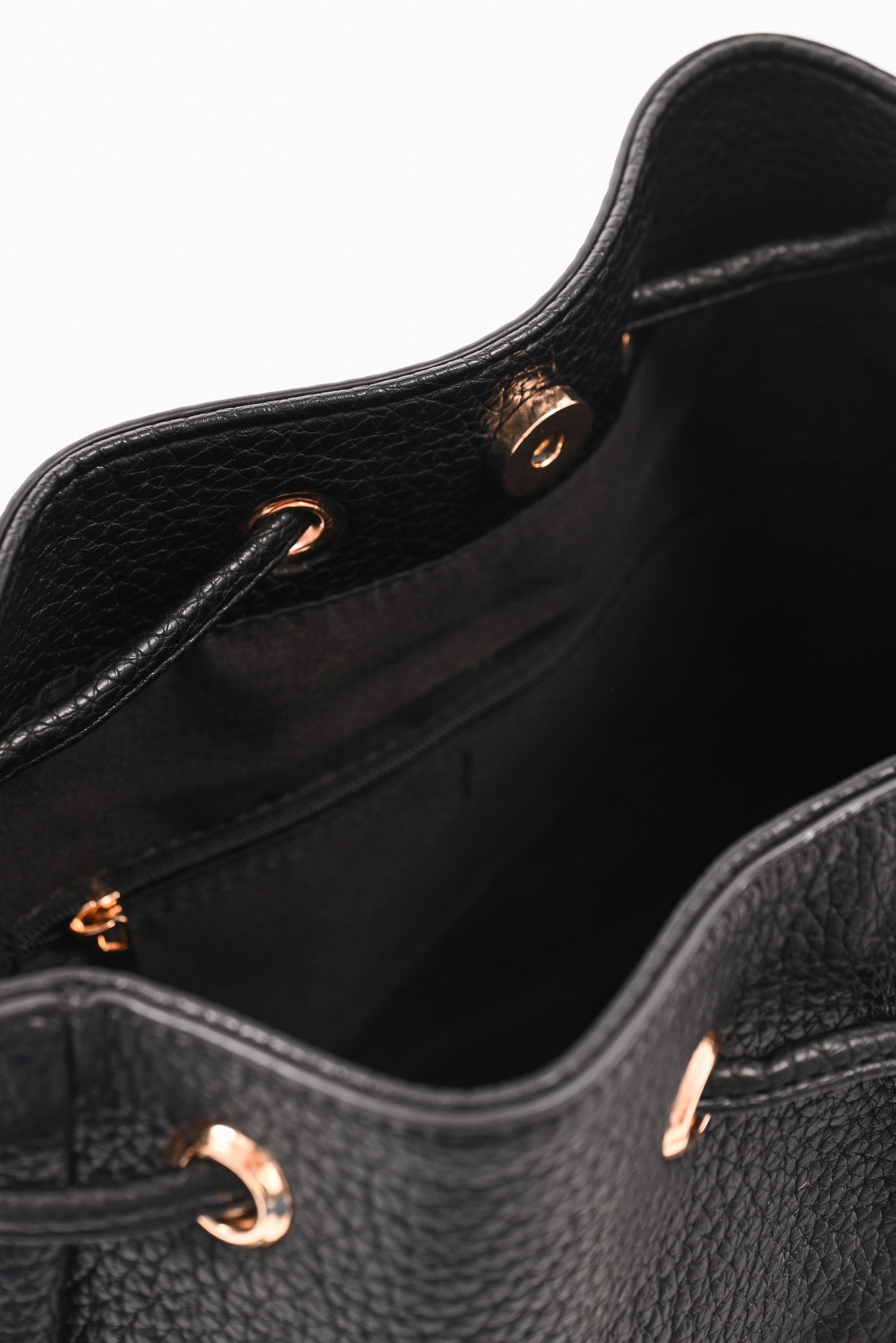 Crossbody tas goude details zwart