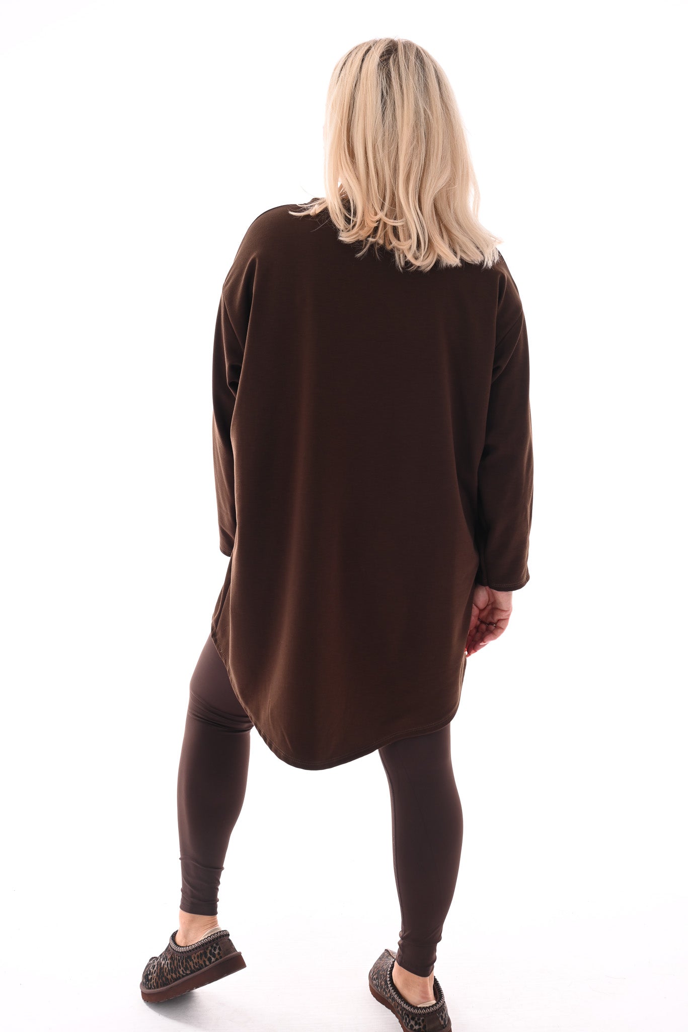 Tuniek met ketting bruin