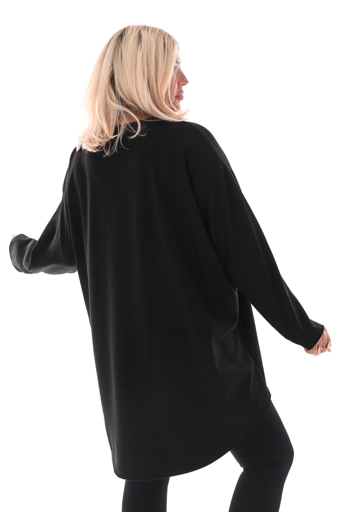 Tuniek met ketting zwart