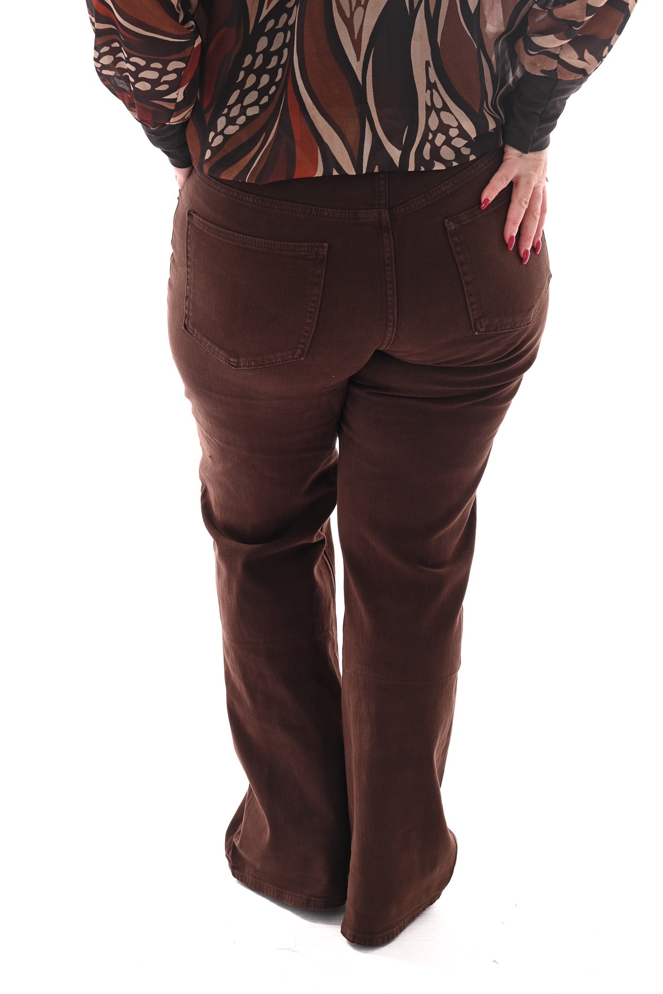 Norfy wide leg bruin
