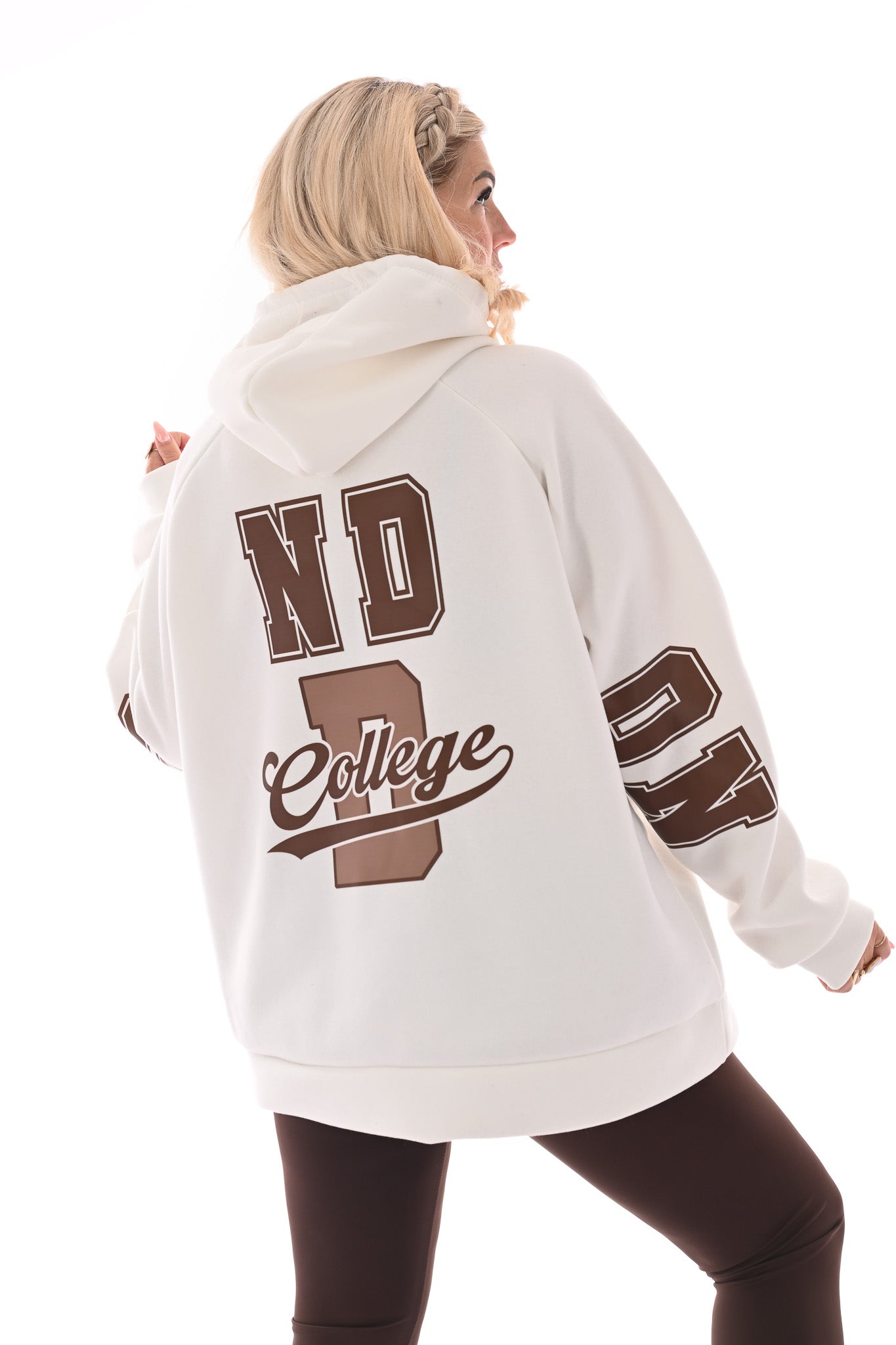 Hoodie London College wit