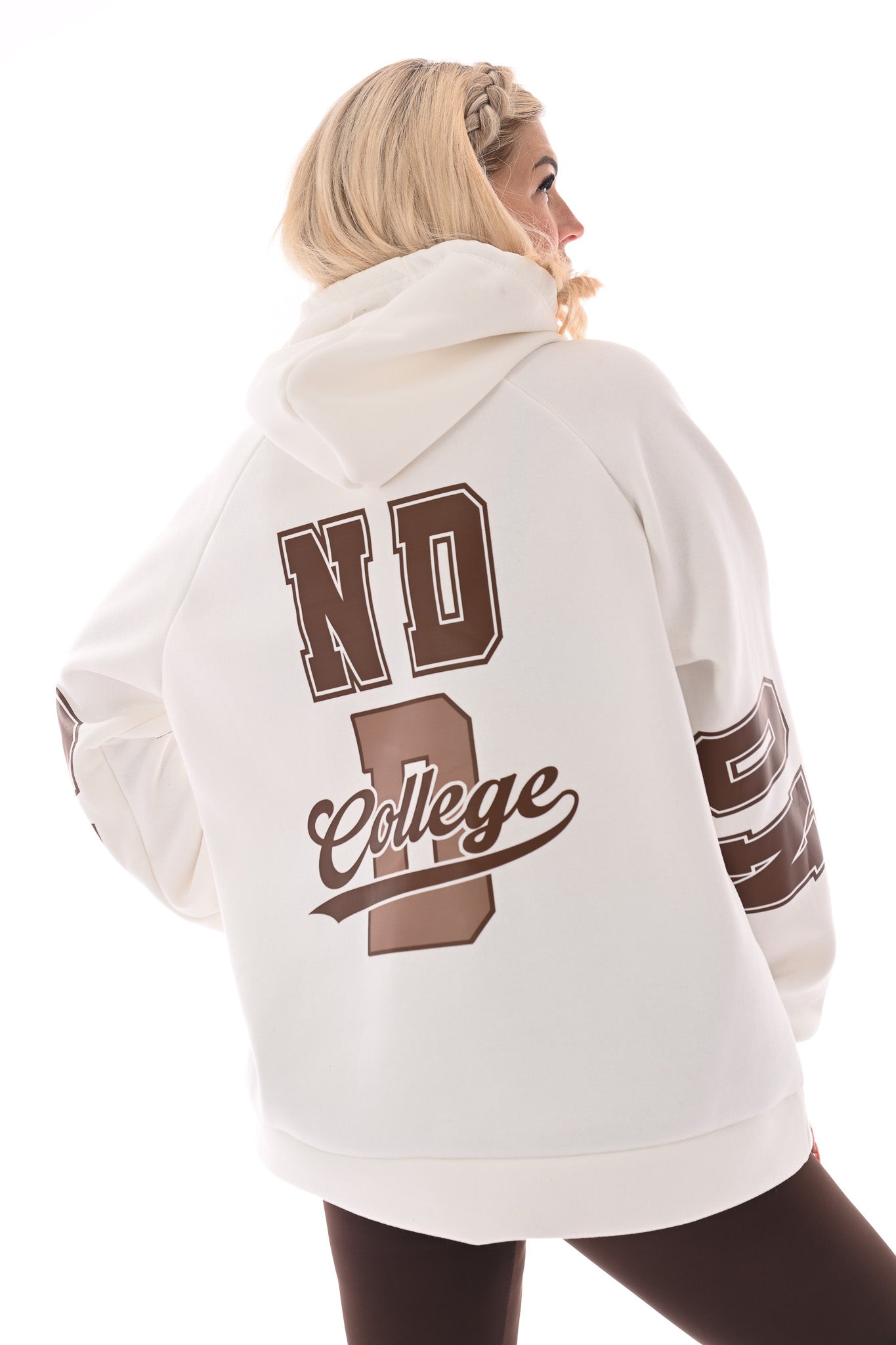 Hoodie London College wit