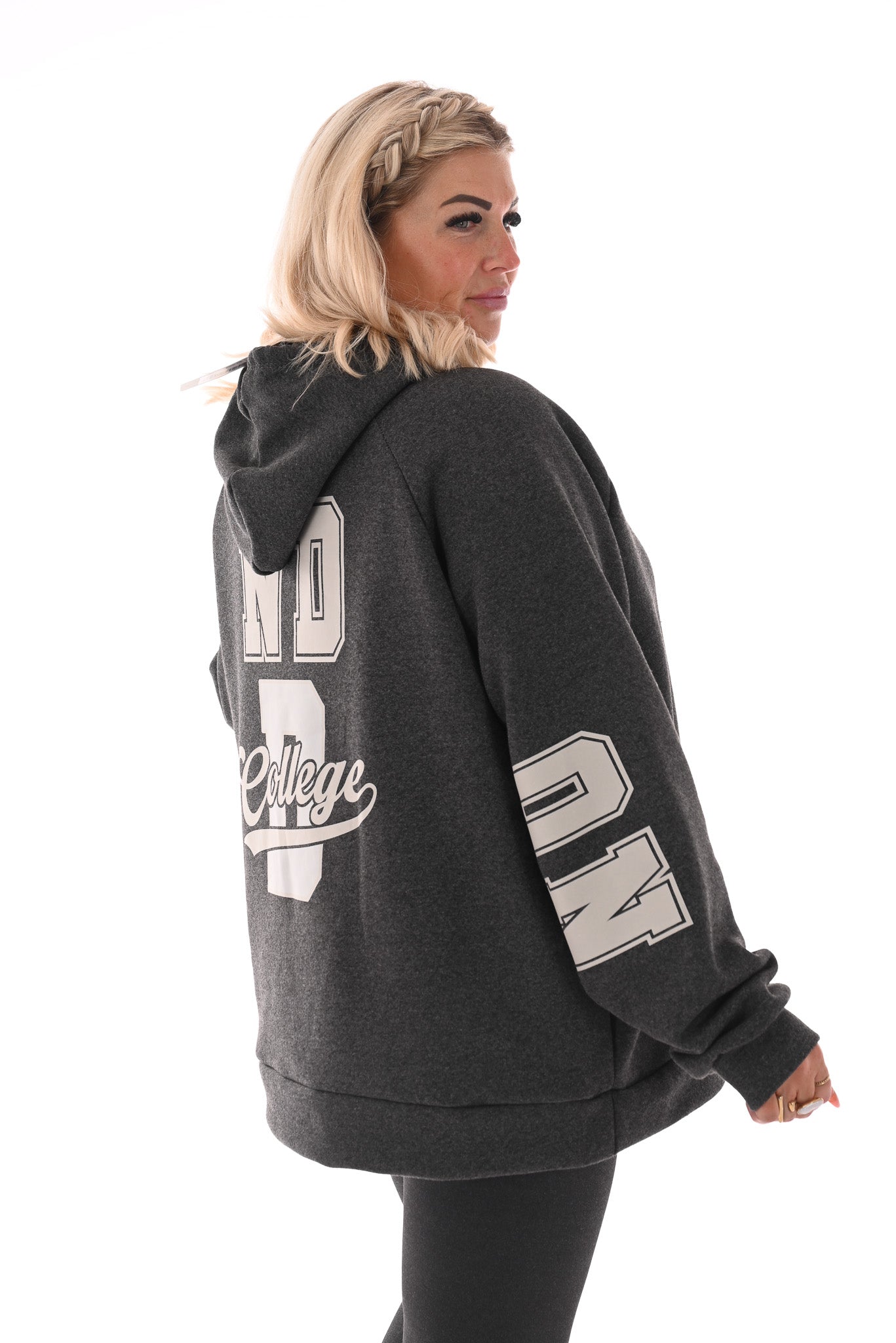 Hoodie London College grijs