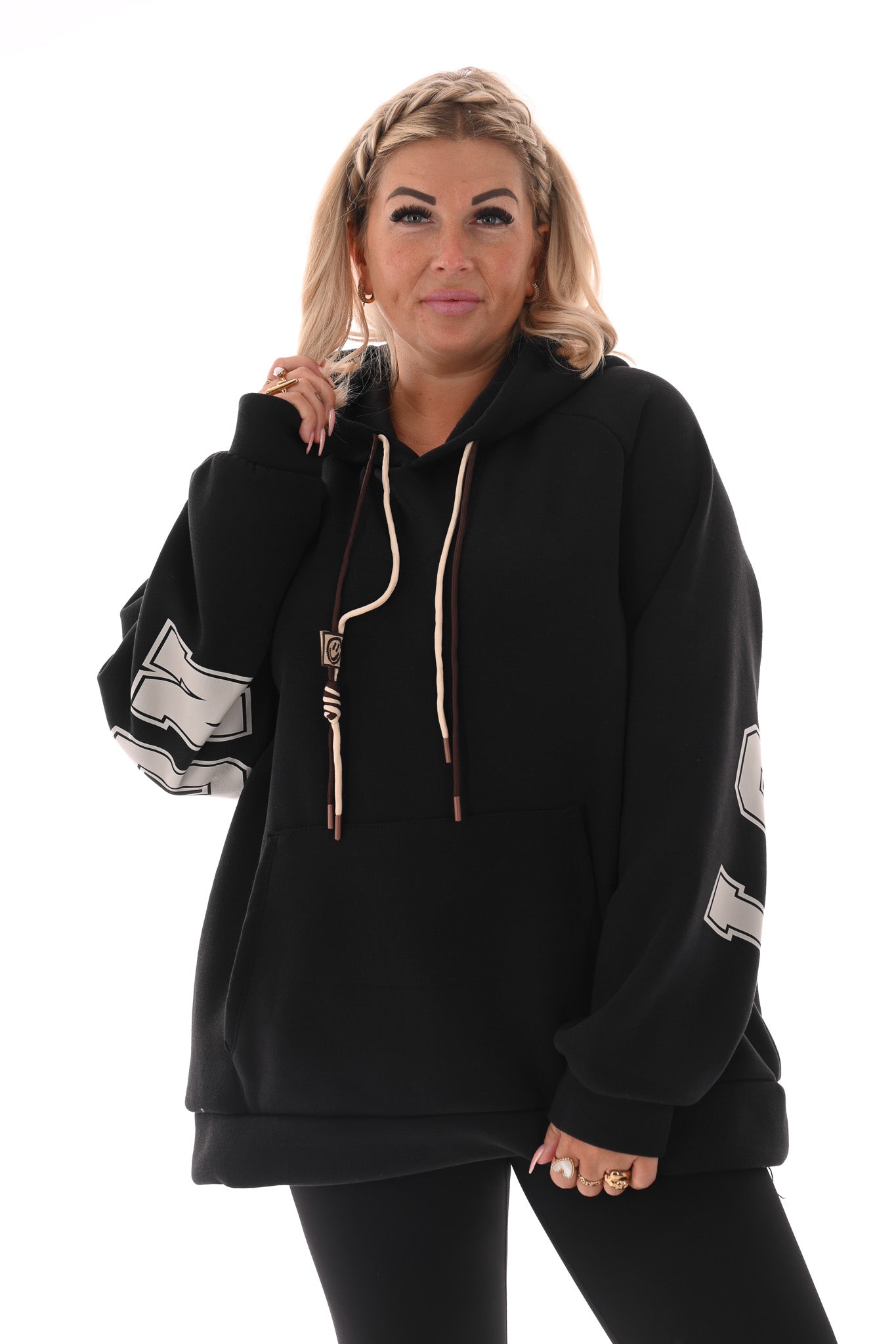 Hoodie London College zwart