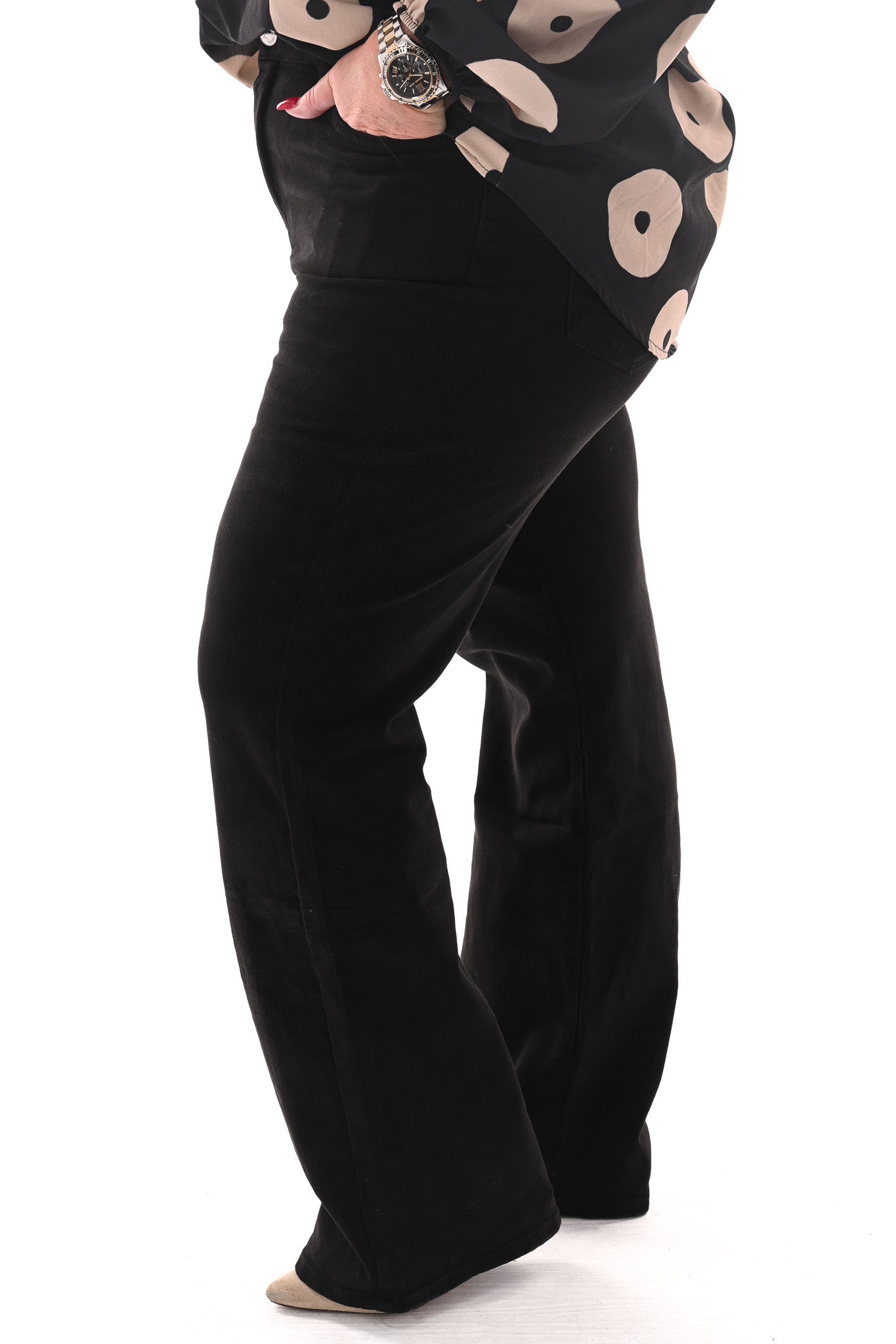 Goodies wide leg zwart