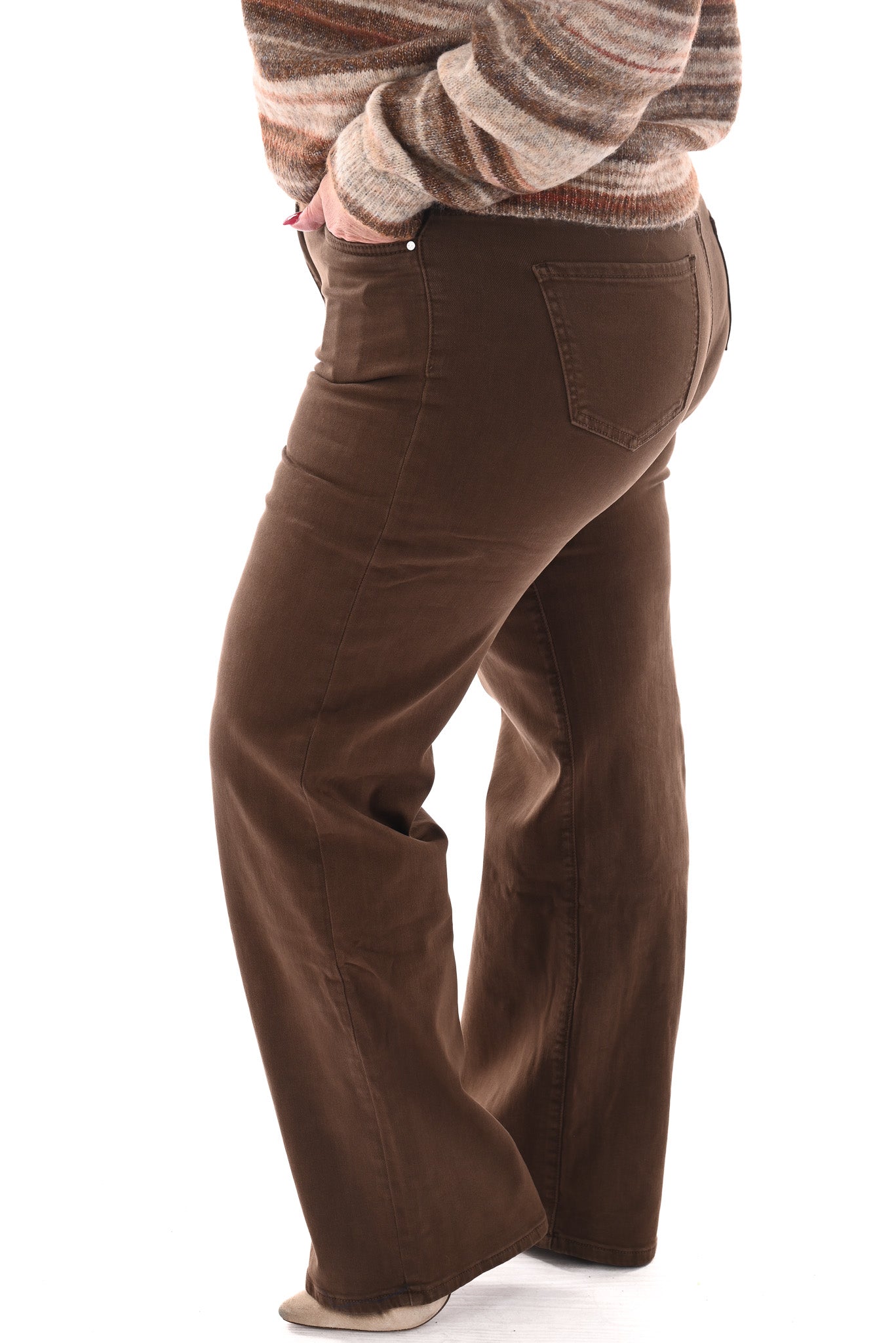 Goodies wide leg bruin