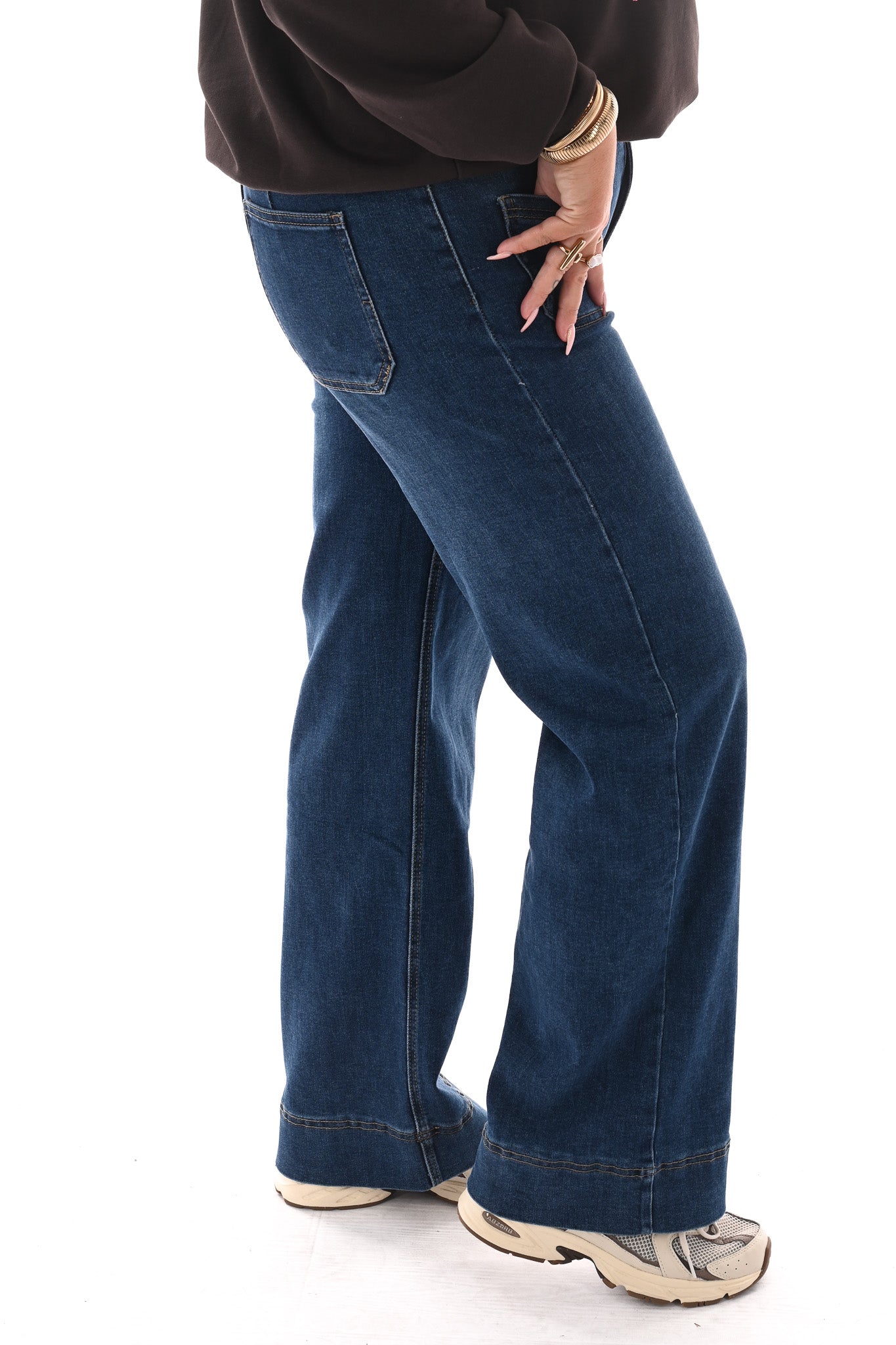 Goodies wide leg blauw