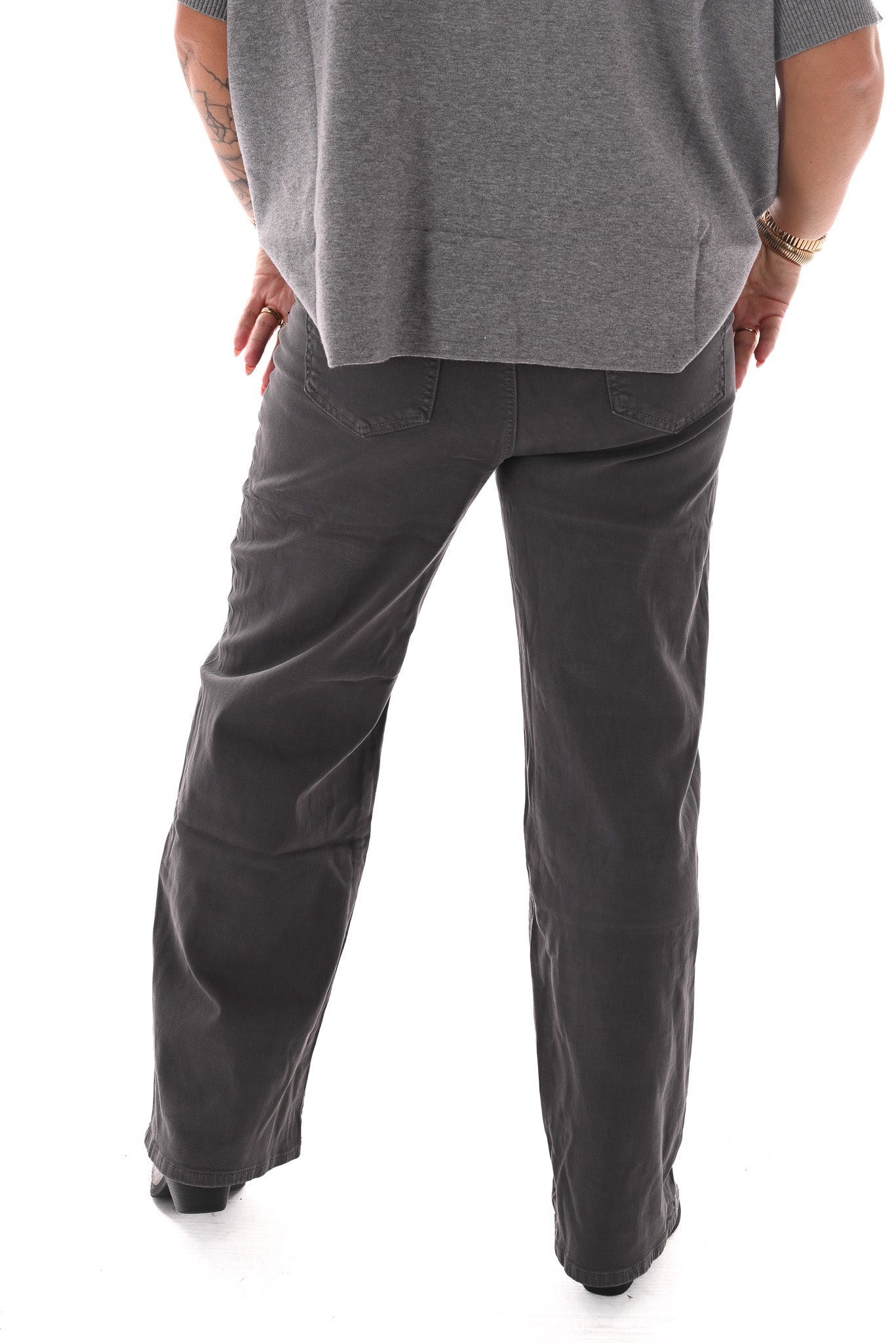 Goodies wide leg grijs