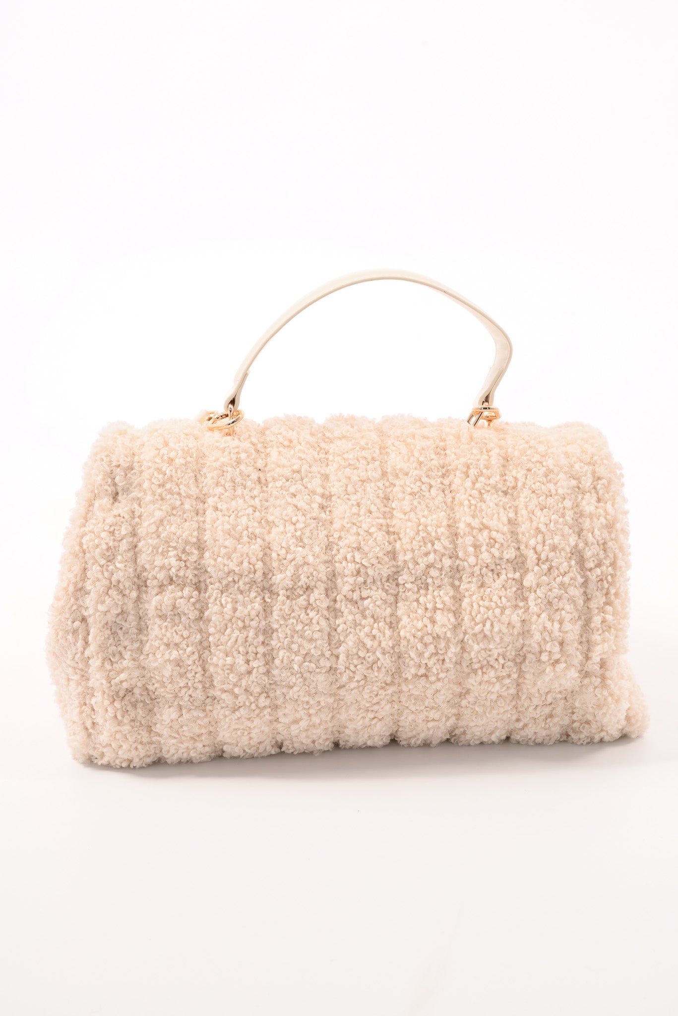 Teddy handtas roomwit