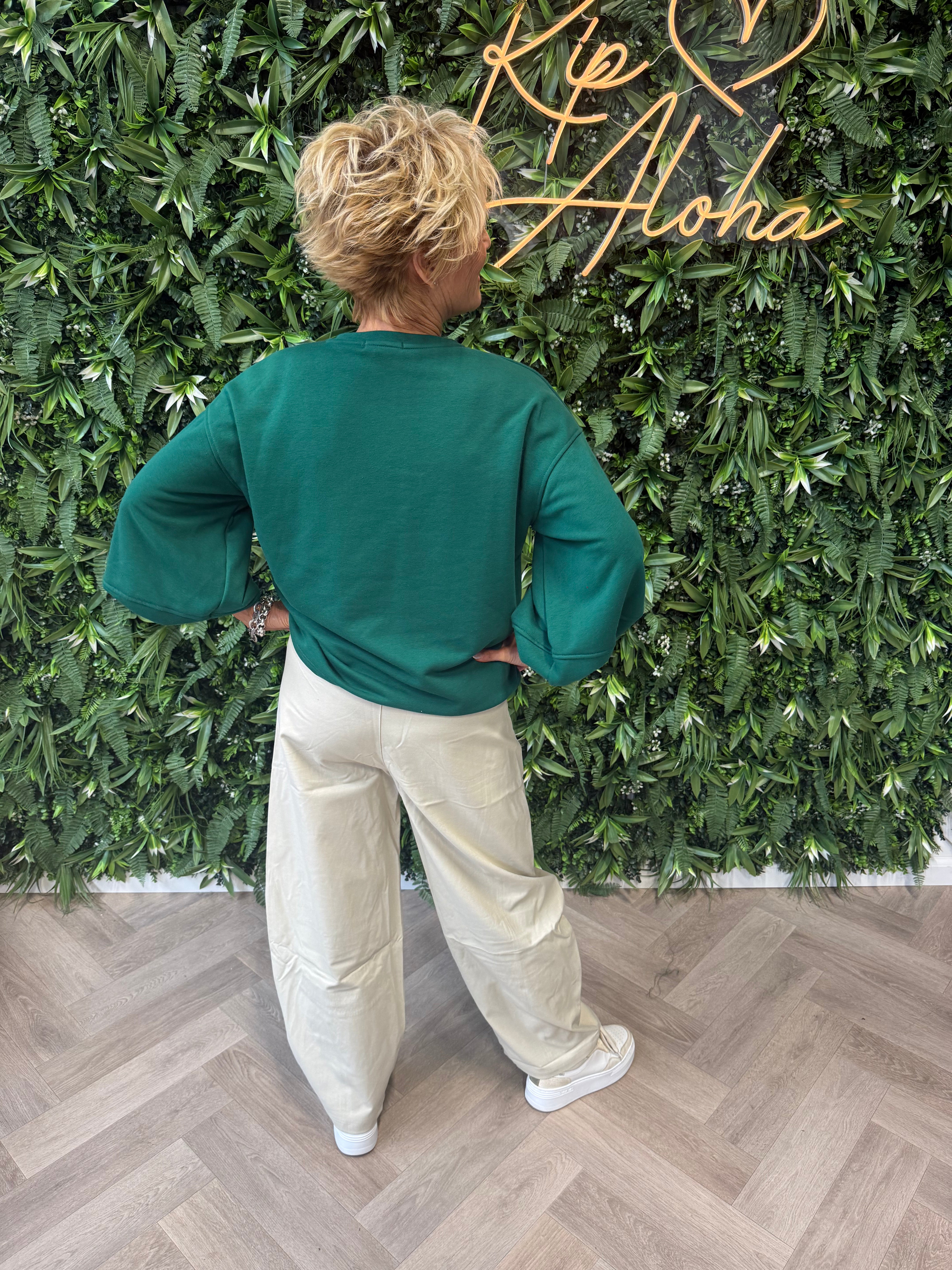 Sweater paris groen
