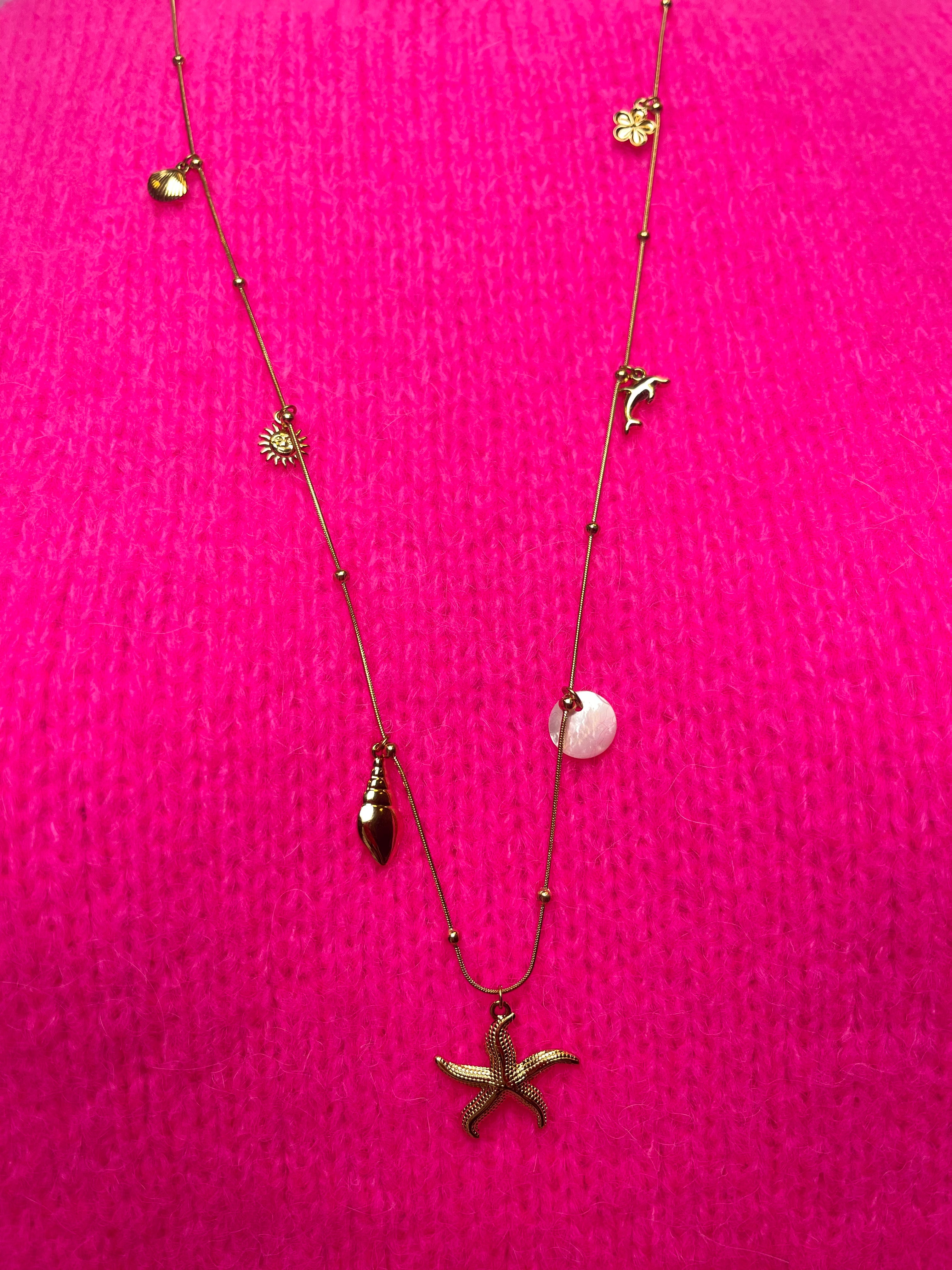 Ketting zeester goud
