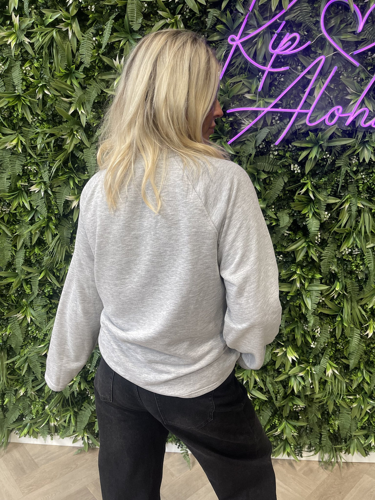 Sweater adelaar lichtgrijs