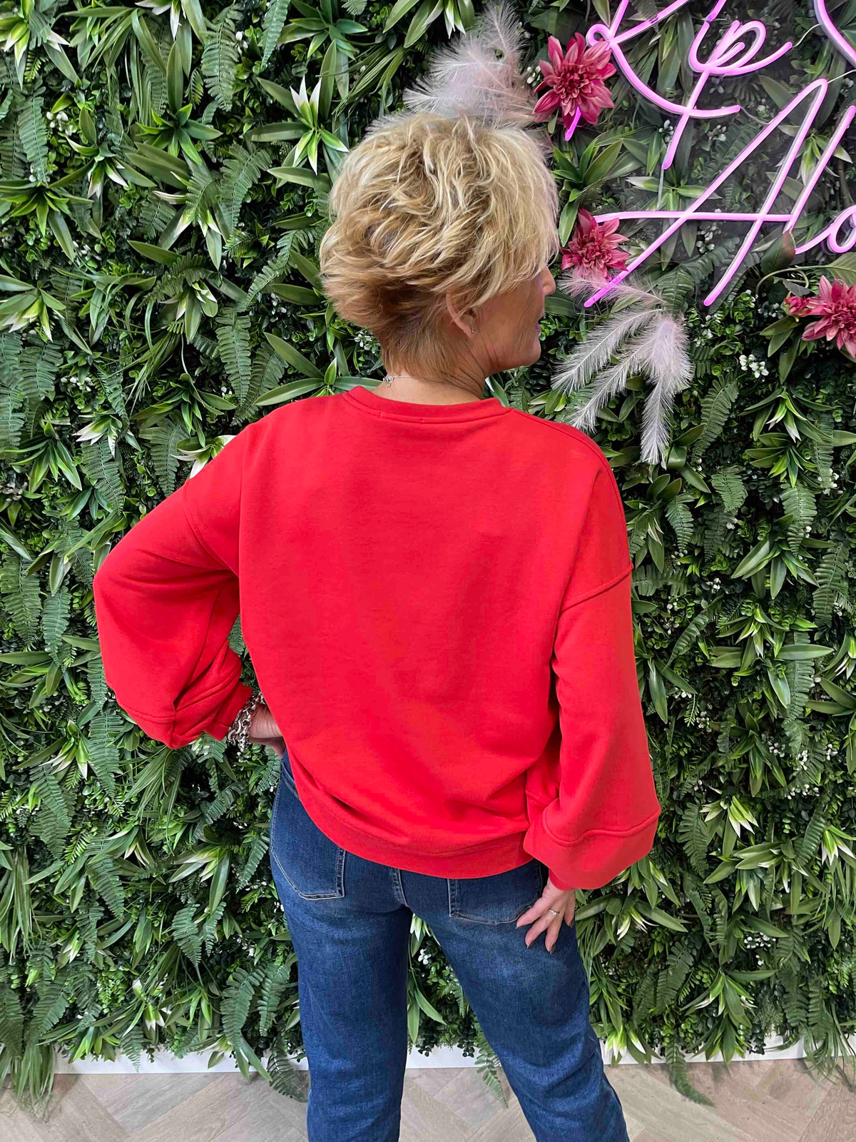 Sweater malibu rood